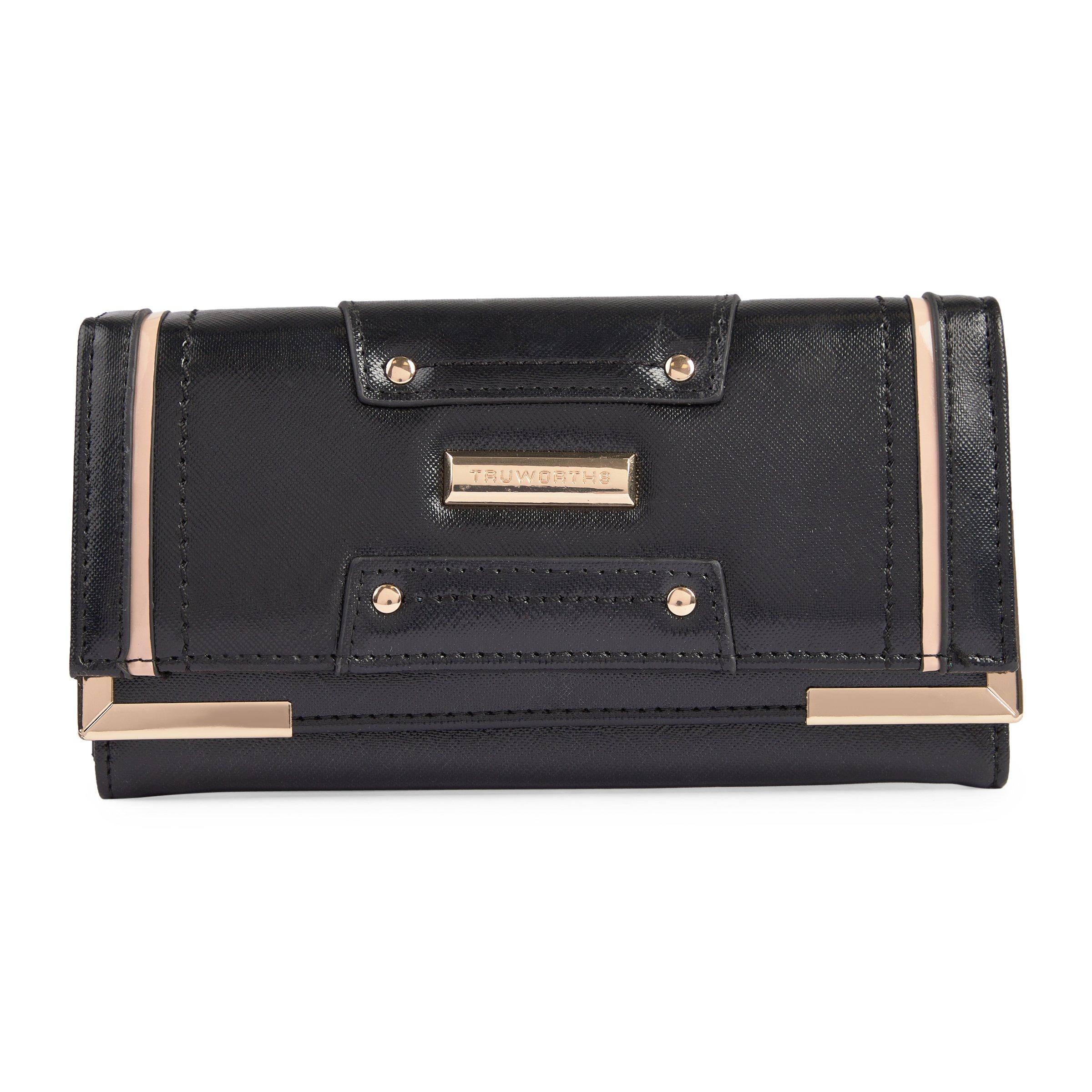 Black Double Flap Purse (3117472) Truworths