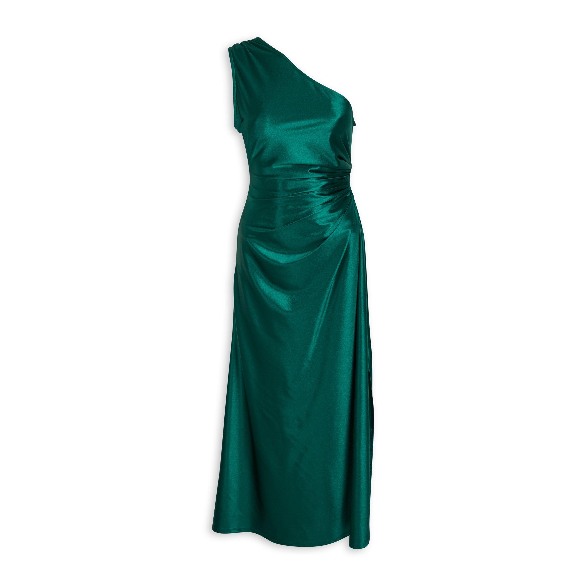 Emerald Green Evening Column Dress (3117808) | Truworths