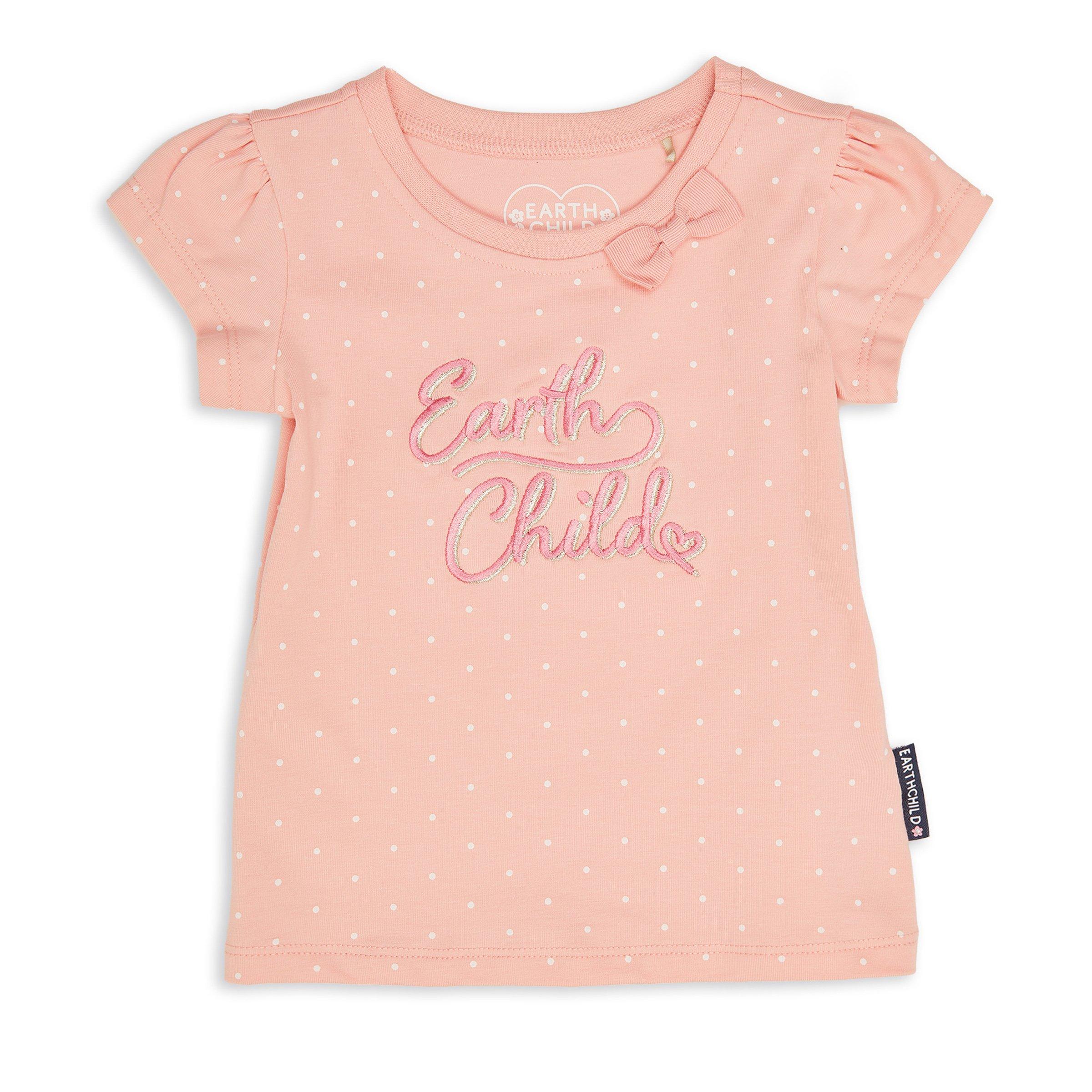 Baby Girl Pink Spot T-shirt (3117854) | Earthchild