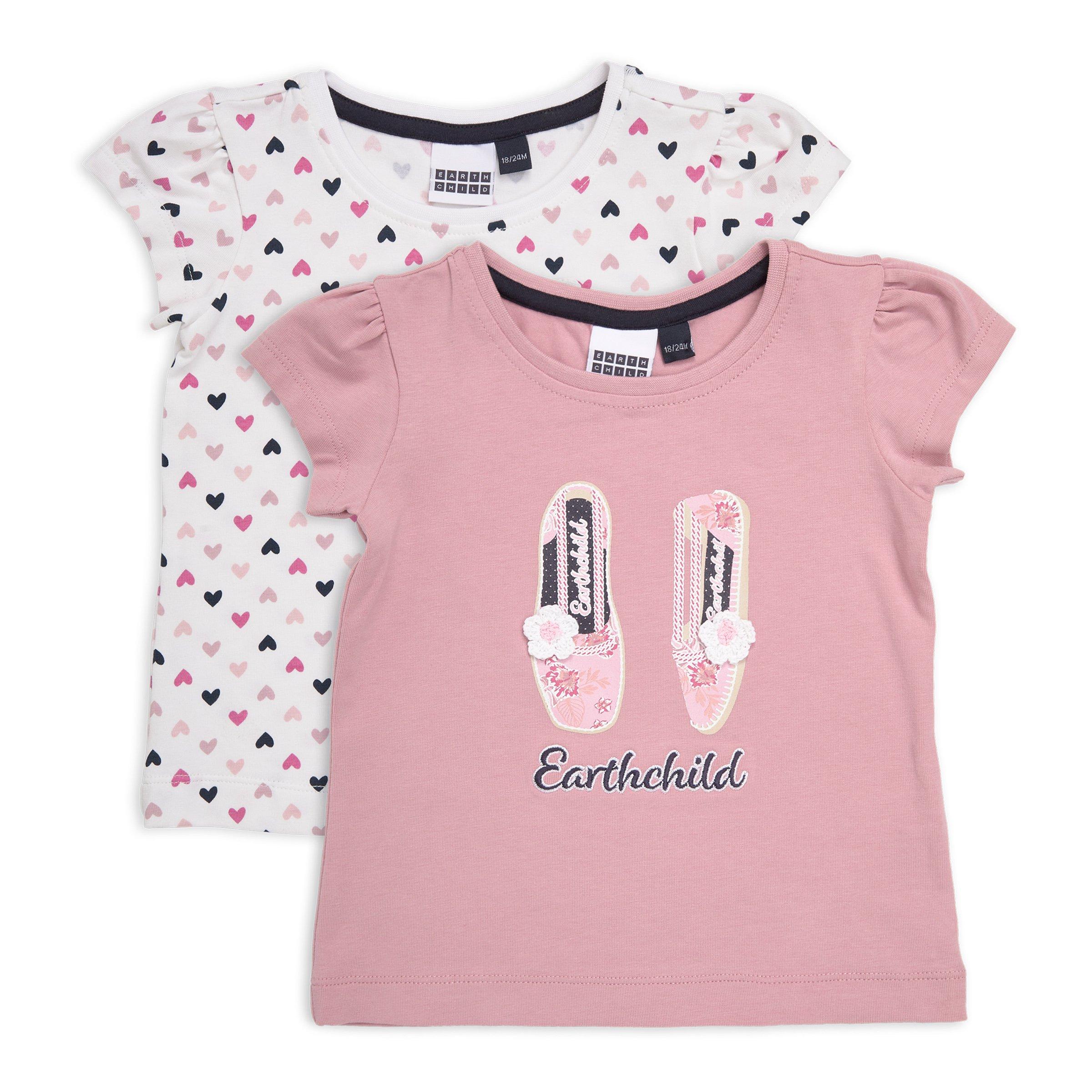 2pack Baby Girl Tshirts (3117855) Earthchild