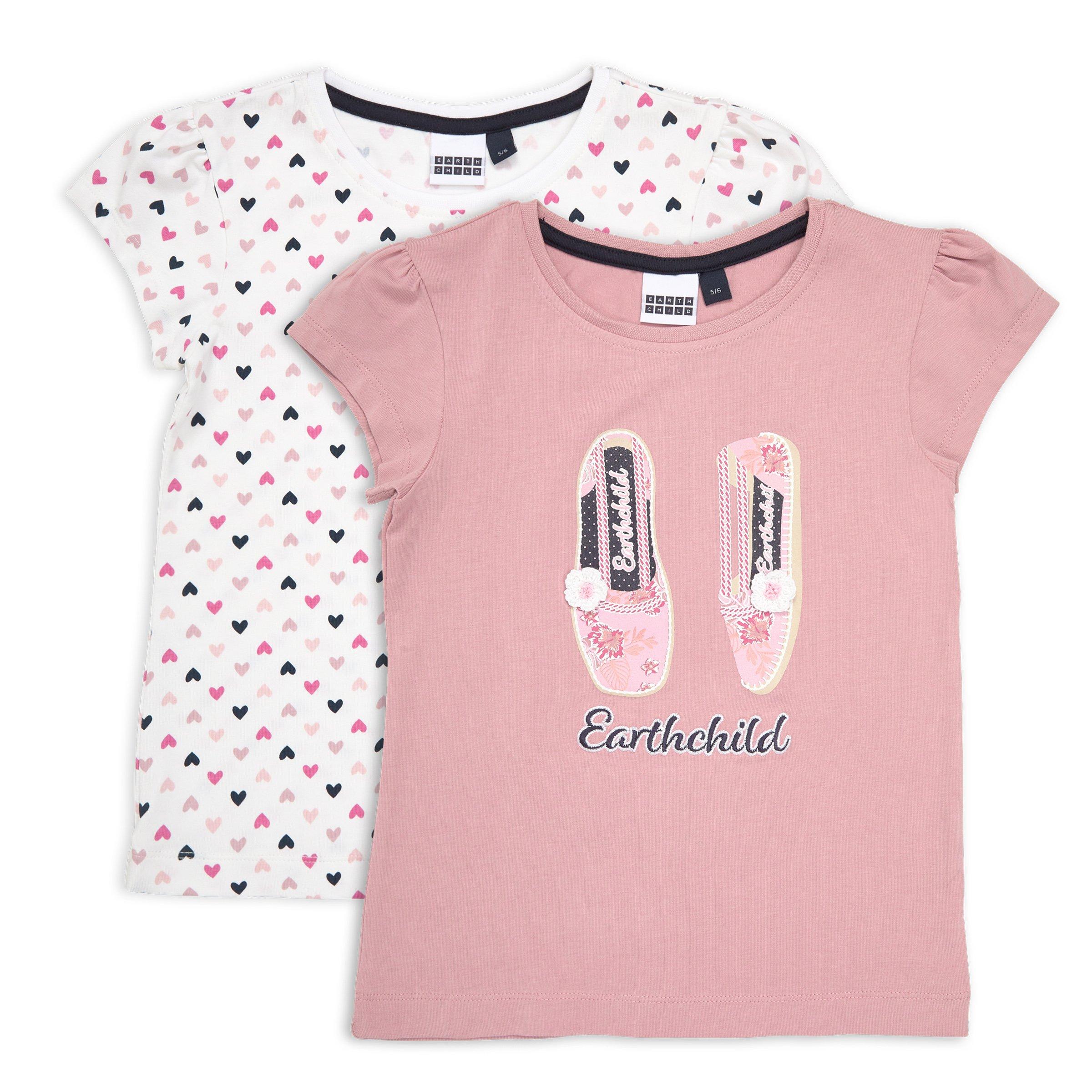 2pack Kid Girl Tshirts (3117859) Earthchild