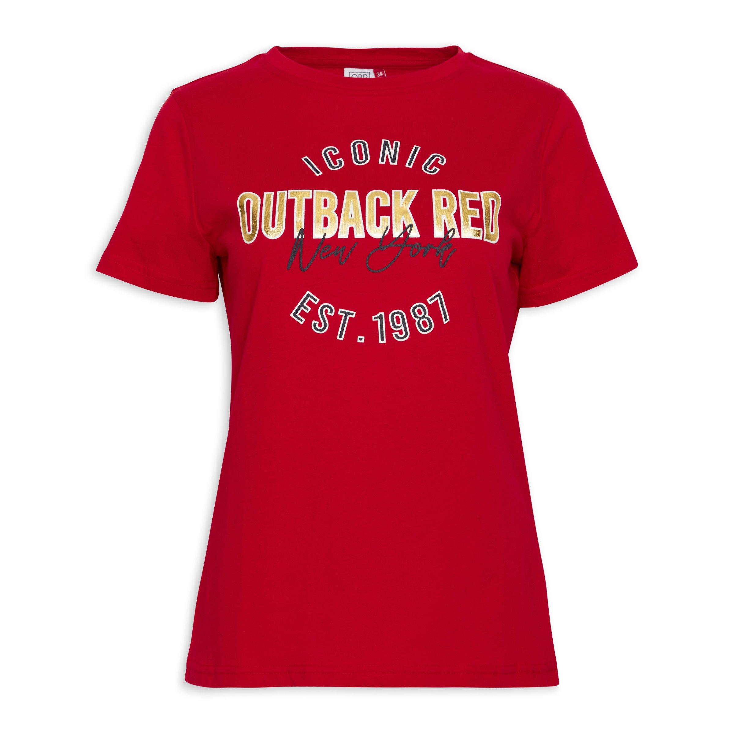 Red Branded T-shirt (3118522) | OUTBACK RED