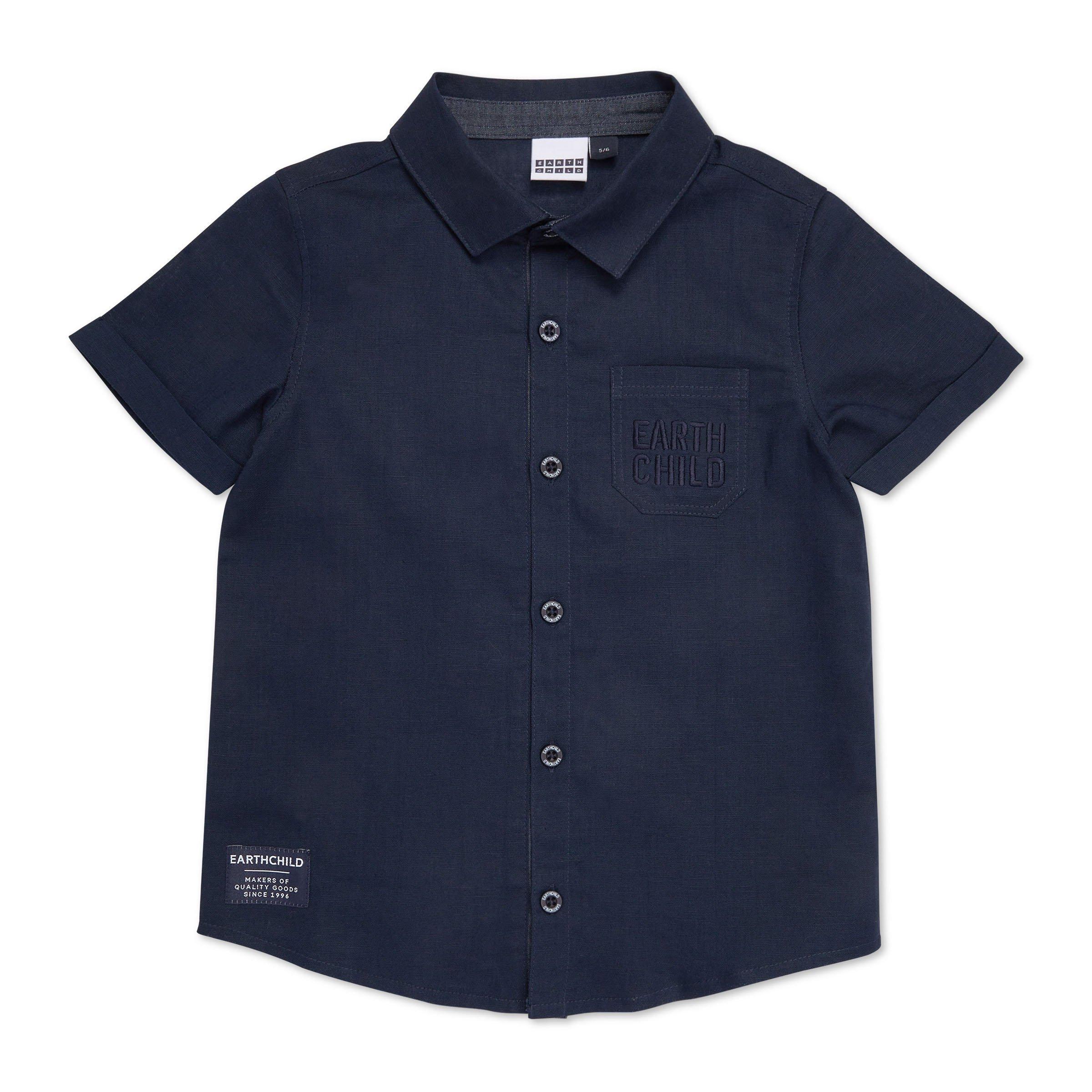 Kid Boy Navy Shirt (3118808) | Earthchild