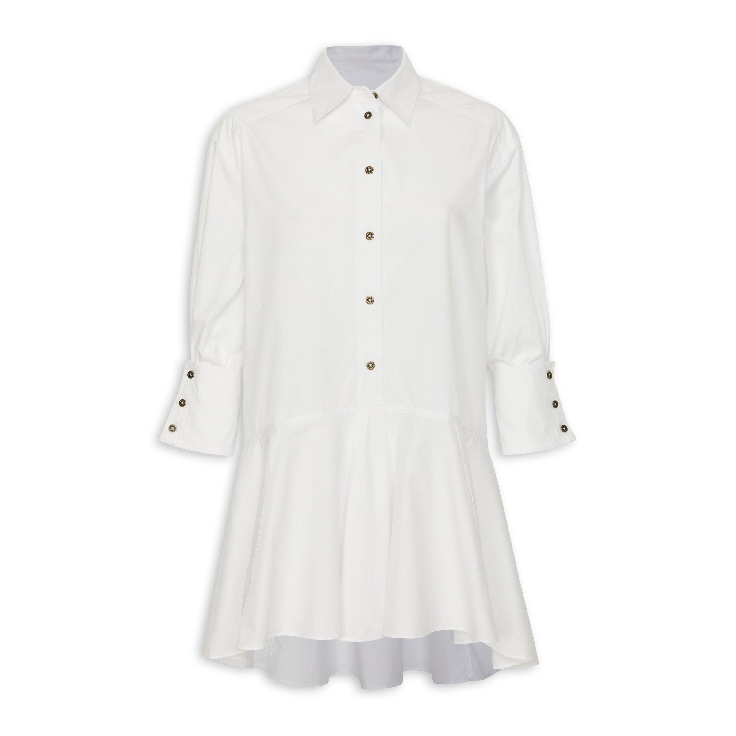 White Peplum Shirt (3118812) | Ginger Mary