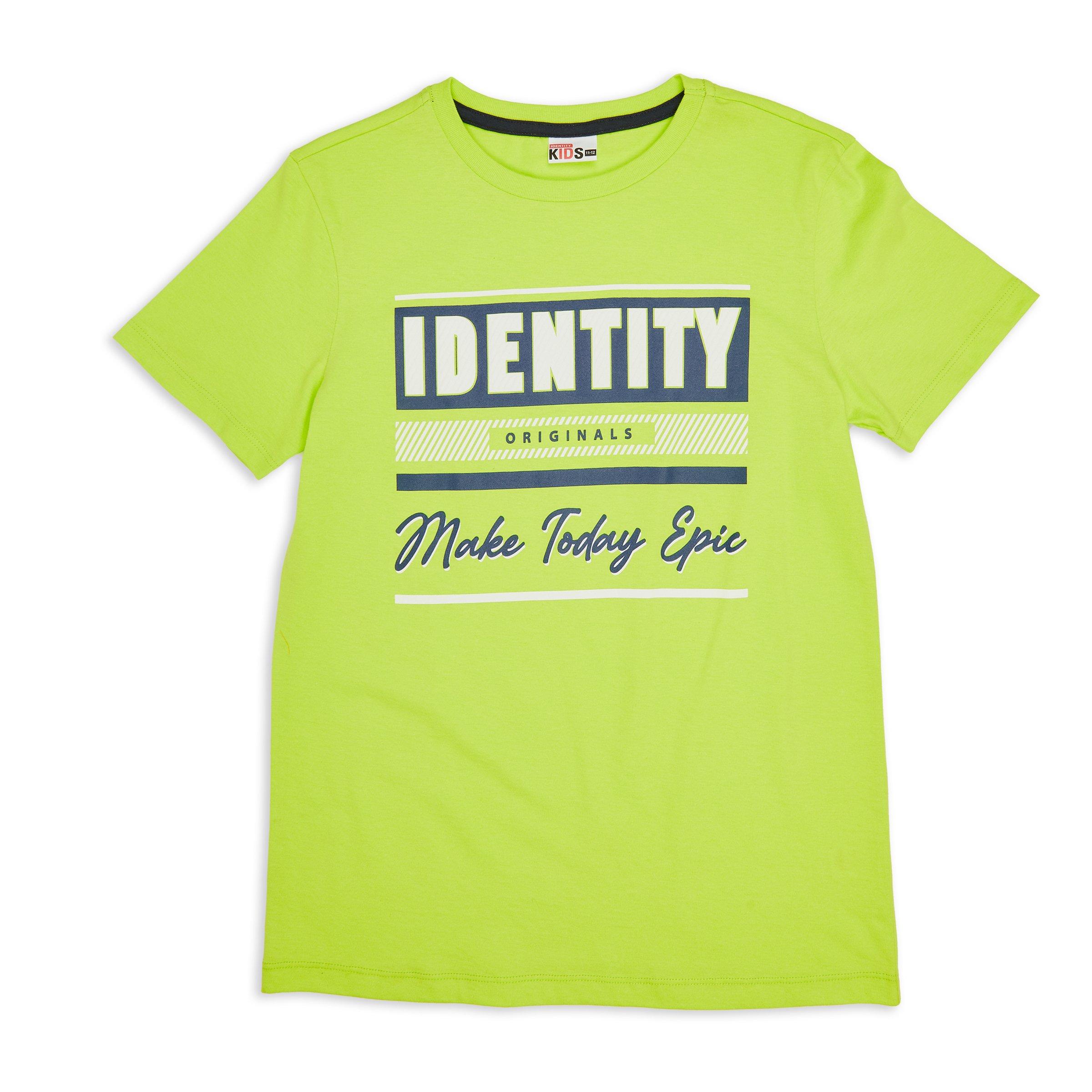 Boys Lime Green T-shirt (3118842) | Identity