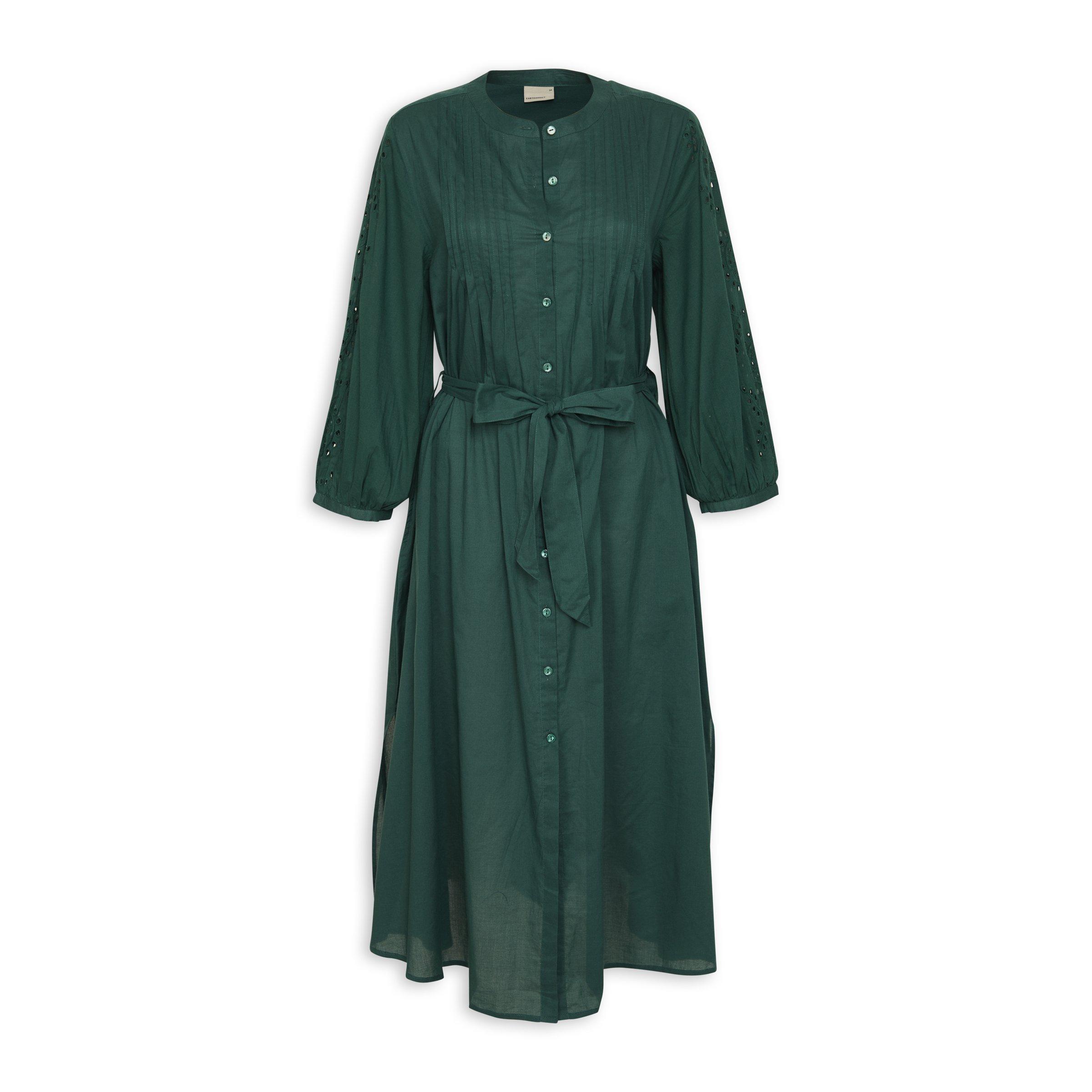 Emerald Green Shirt Dress (3118894) | Earthaddict