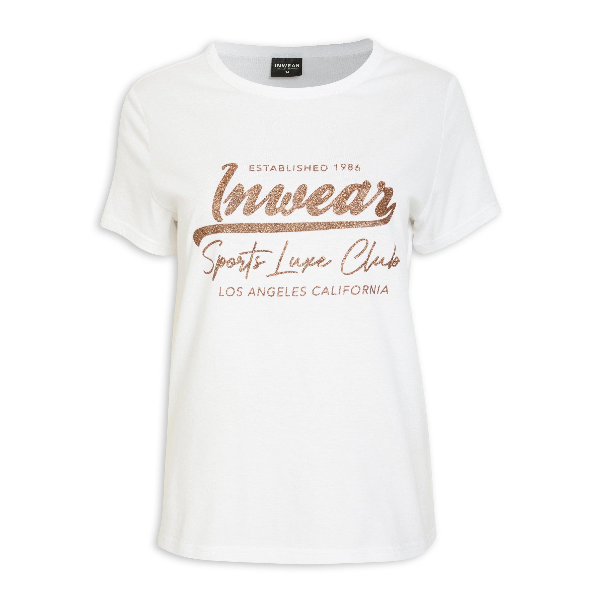 White Branded T-shirt (3118944) | Inwear