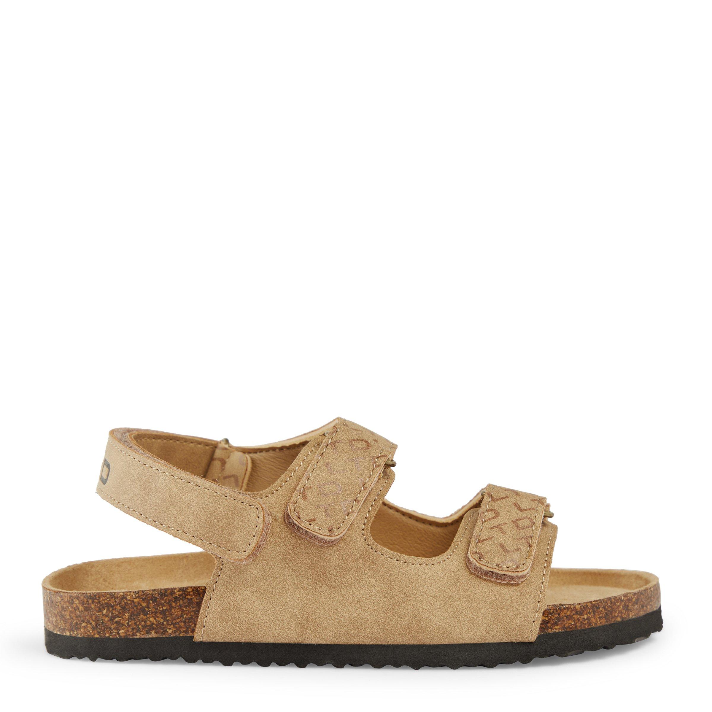 Kid Boy Camel Double Strap Mule Sandals (3118946) | LTD Kids