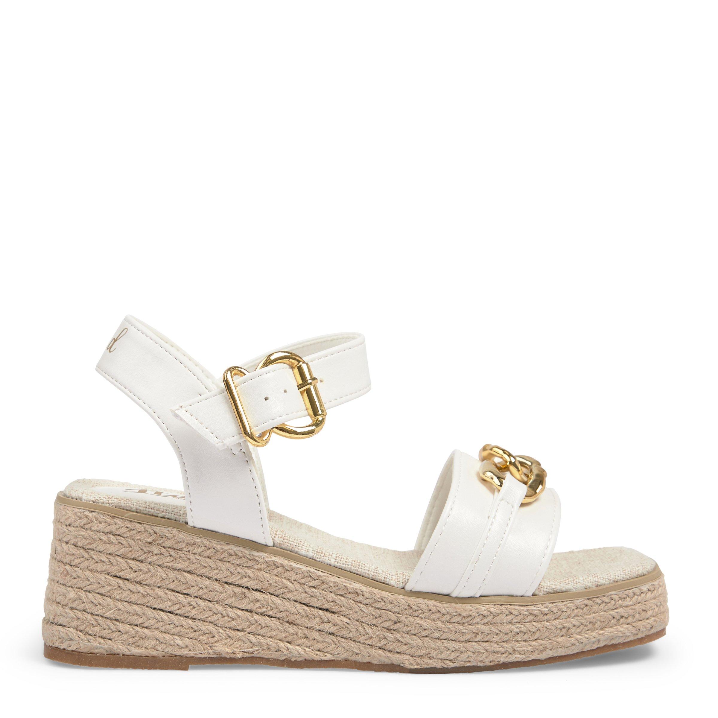 Girls White Wedge Sandals (3119157) | LTD Kids