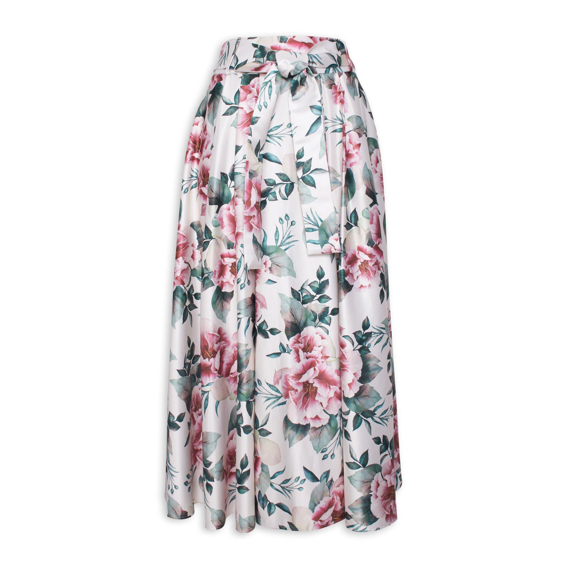 Floral Wide Skirt (3119201) | Emily Moon