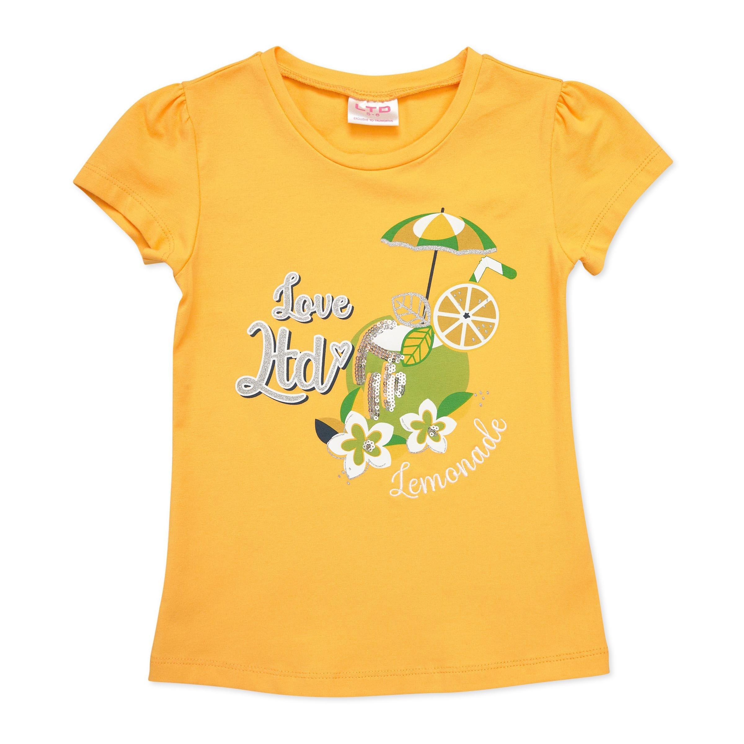 Kid Girl Yellow Tshirt (3119261) LTD Kids