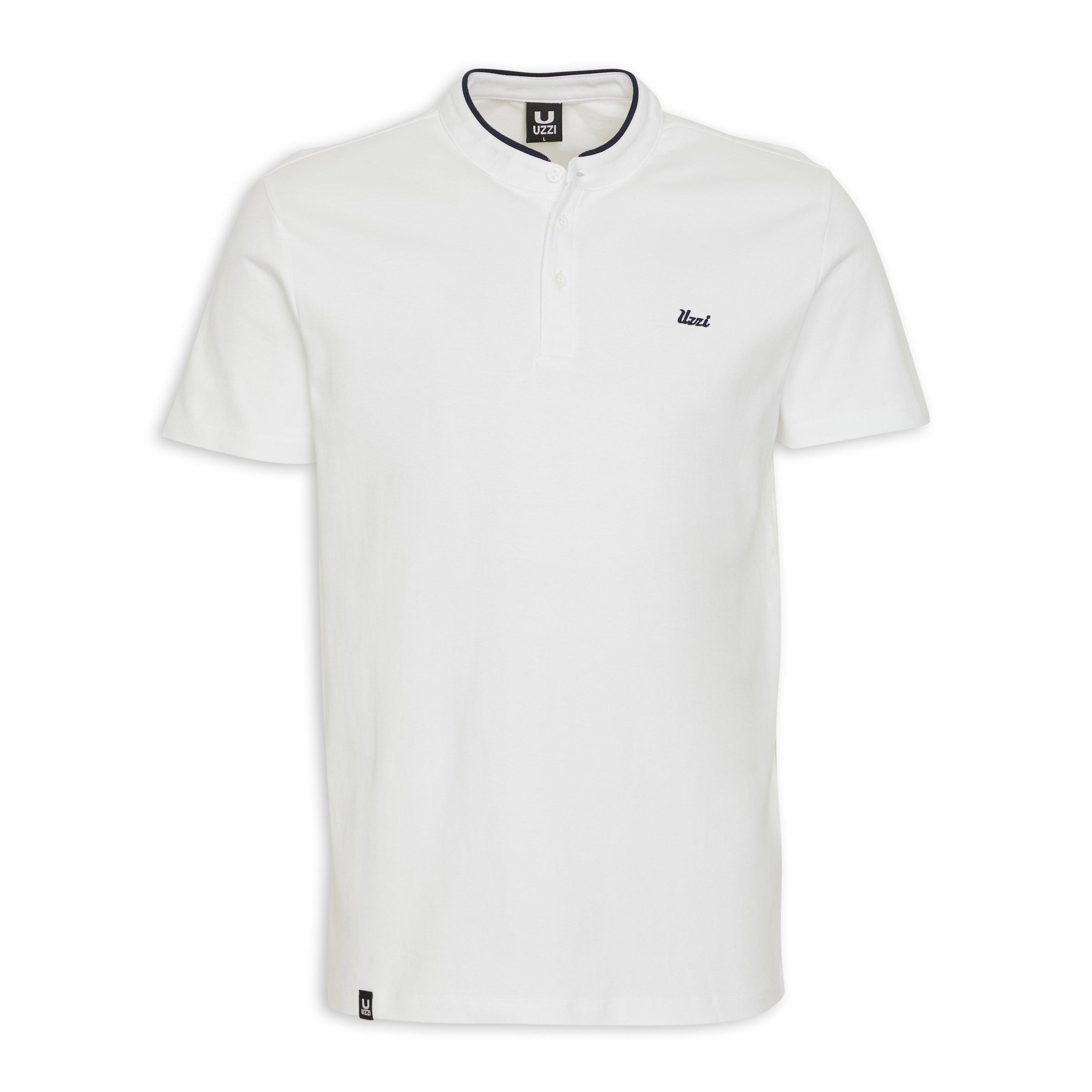 White Henley T-shirt (3119615) | UZZI