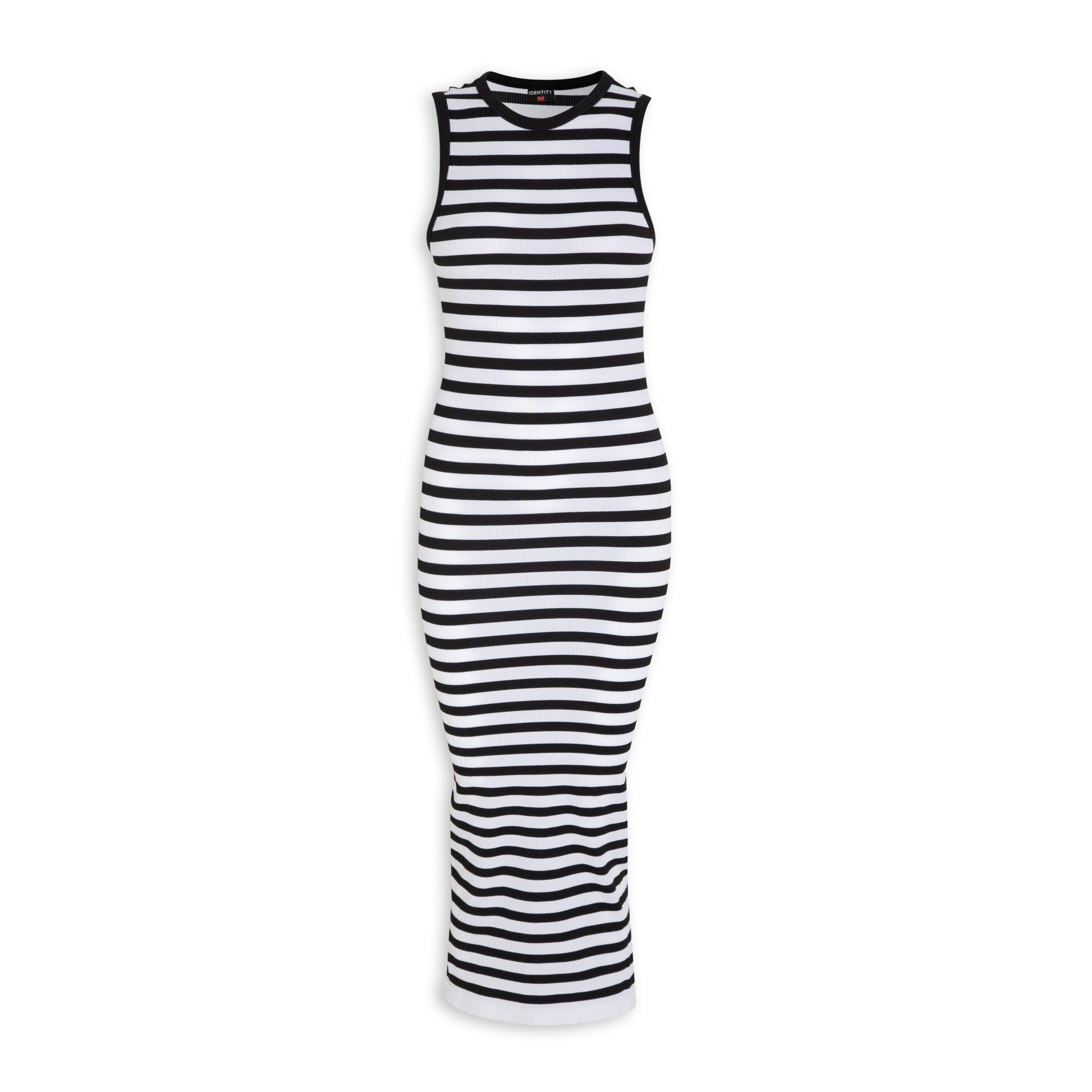 Stripe Seamless Column Dress (3119633) | Identity