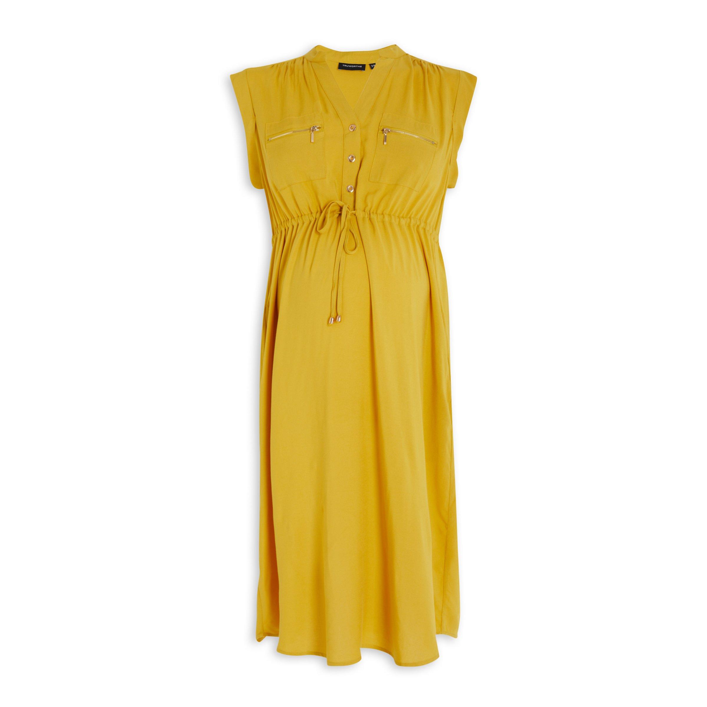 Mustard Maternity Shirt Dress (3119640) | Truworths