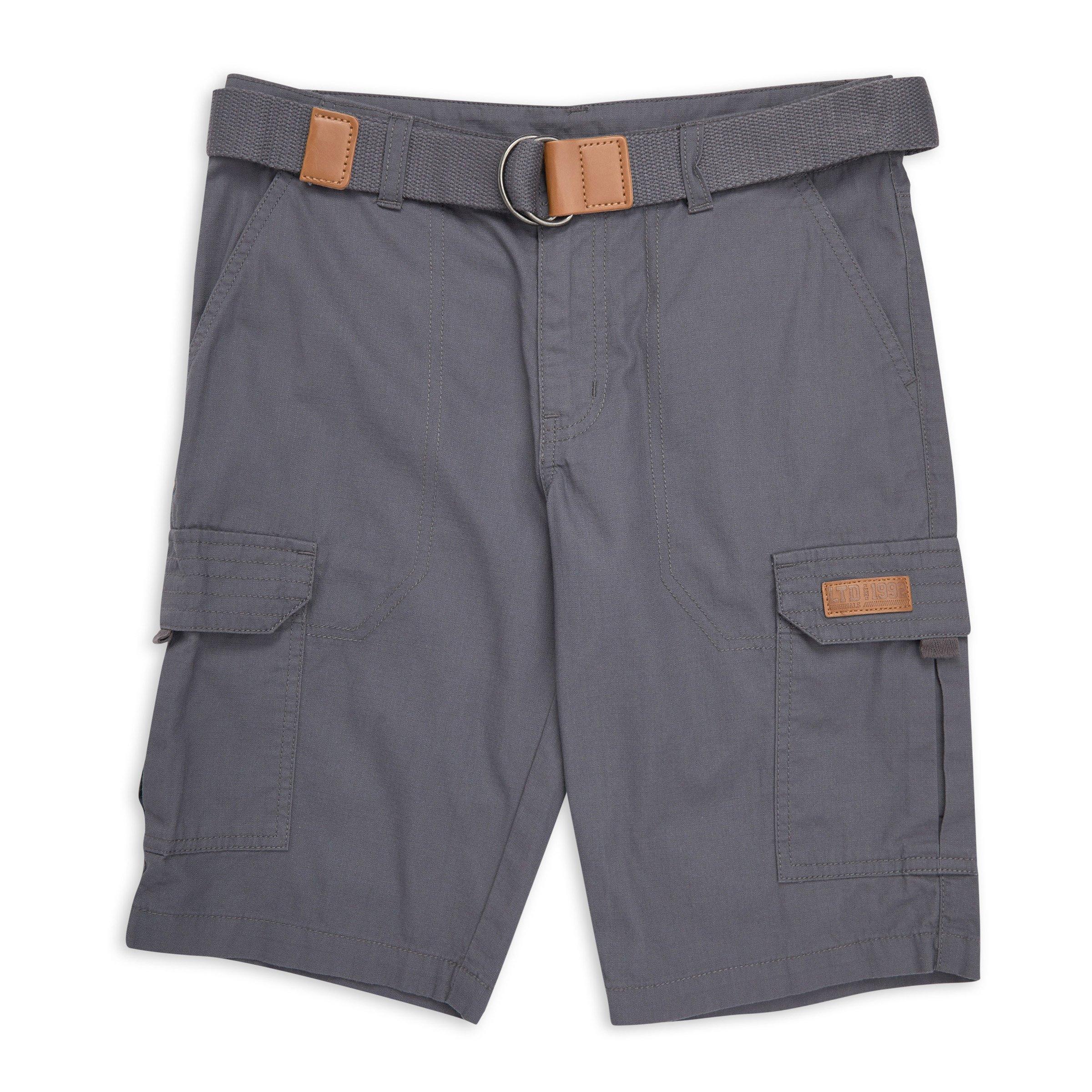Boys Grey Utility Shorts (3119935) | LTD Kids