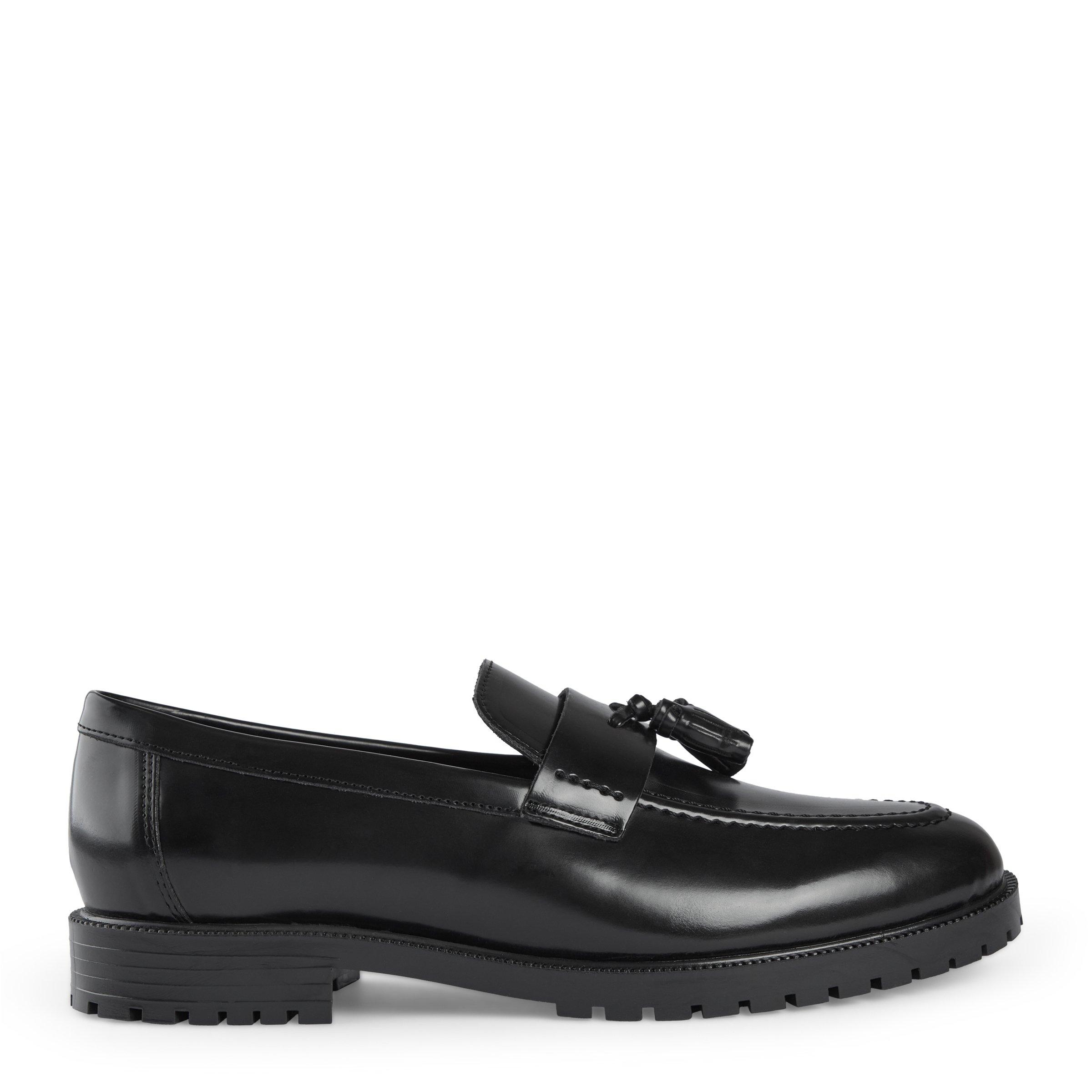 Black Chunky Tassel Slip On Formal Shoe (3120040) | Truworths Man