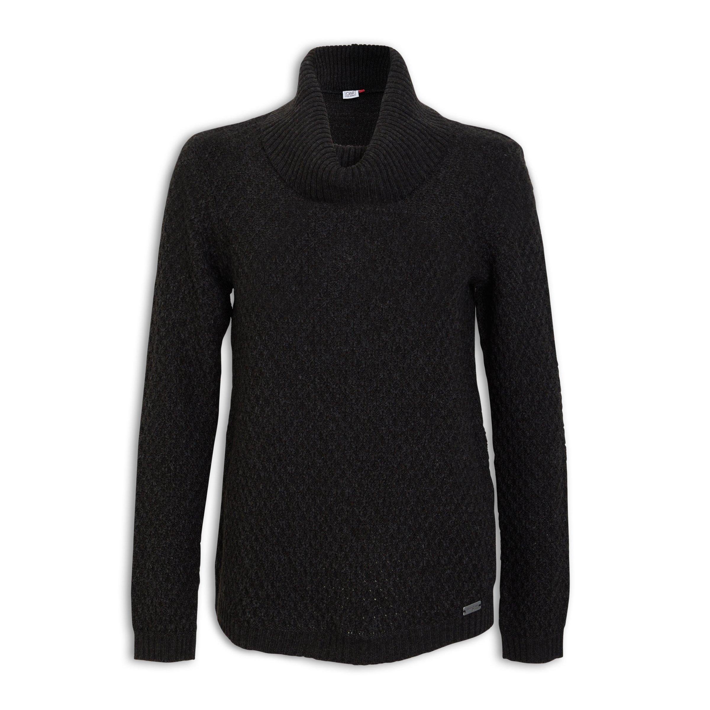 Charcoal Cowl Neck Sweater (3120044) | OUTBACK RED