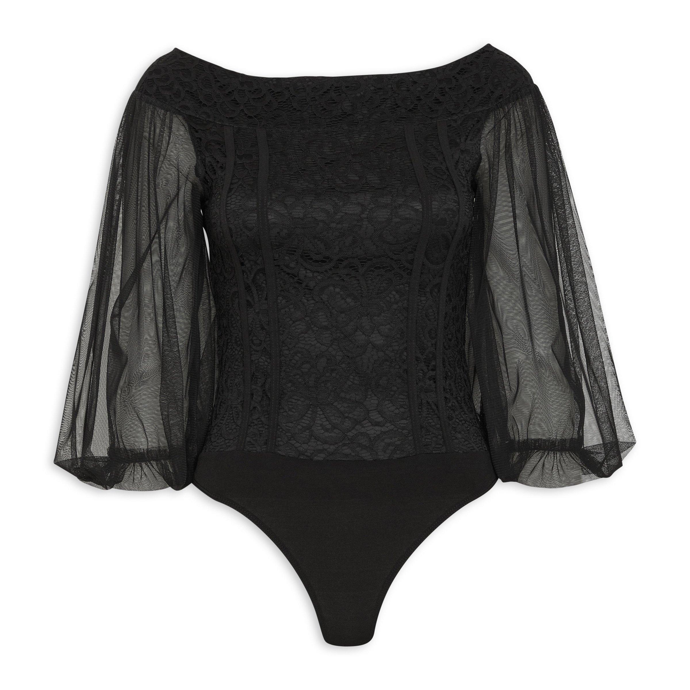 Black Bodysuit 3120260 Truworths 8126