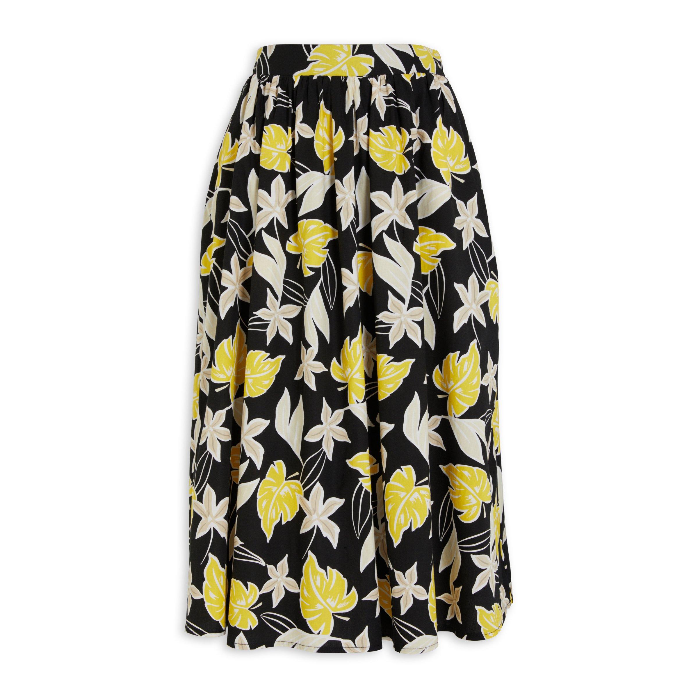 Floral Poplin Skirt (3120269) | Identity