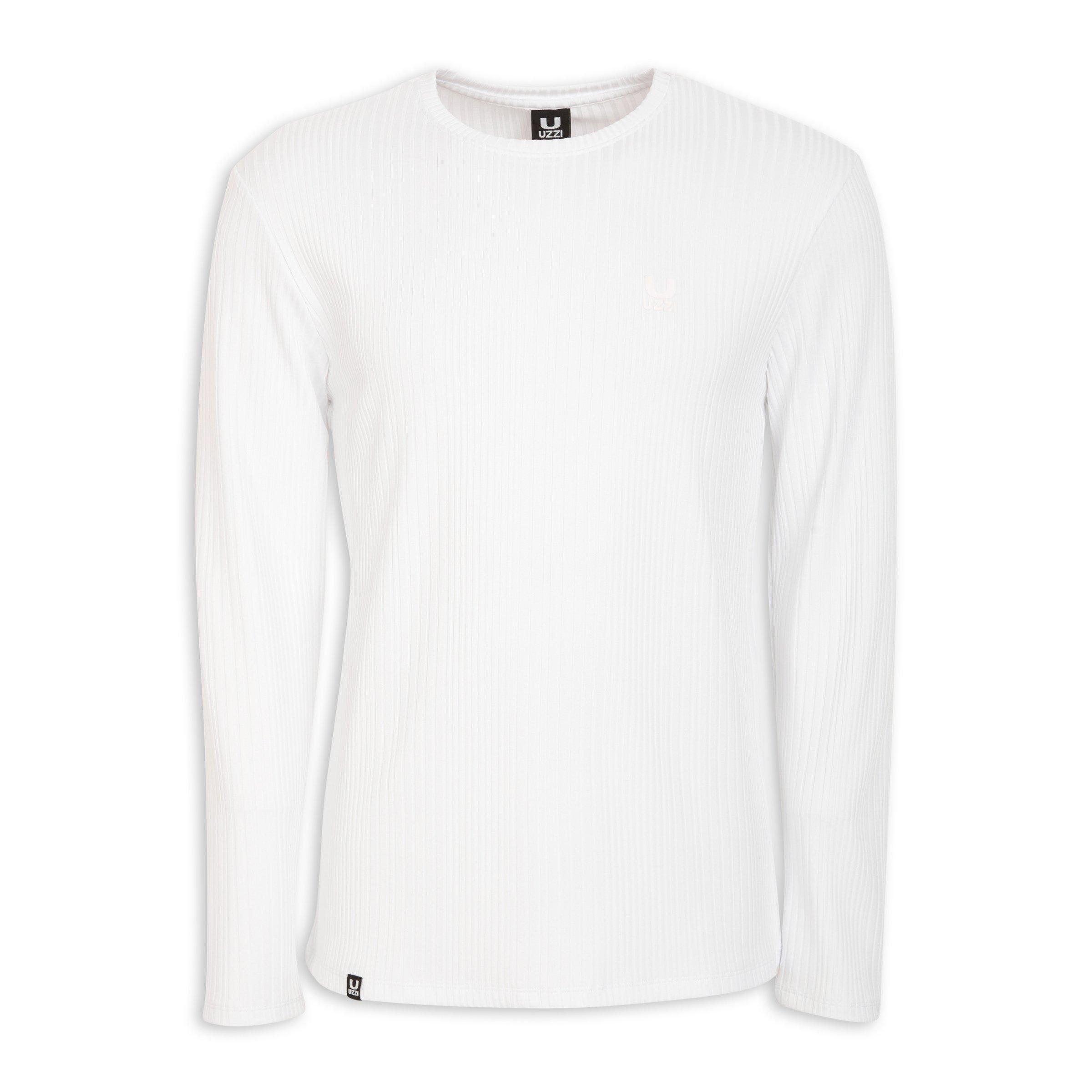 White Long Sleeve T-shirt (3120445) | UZZI