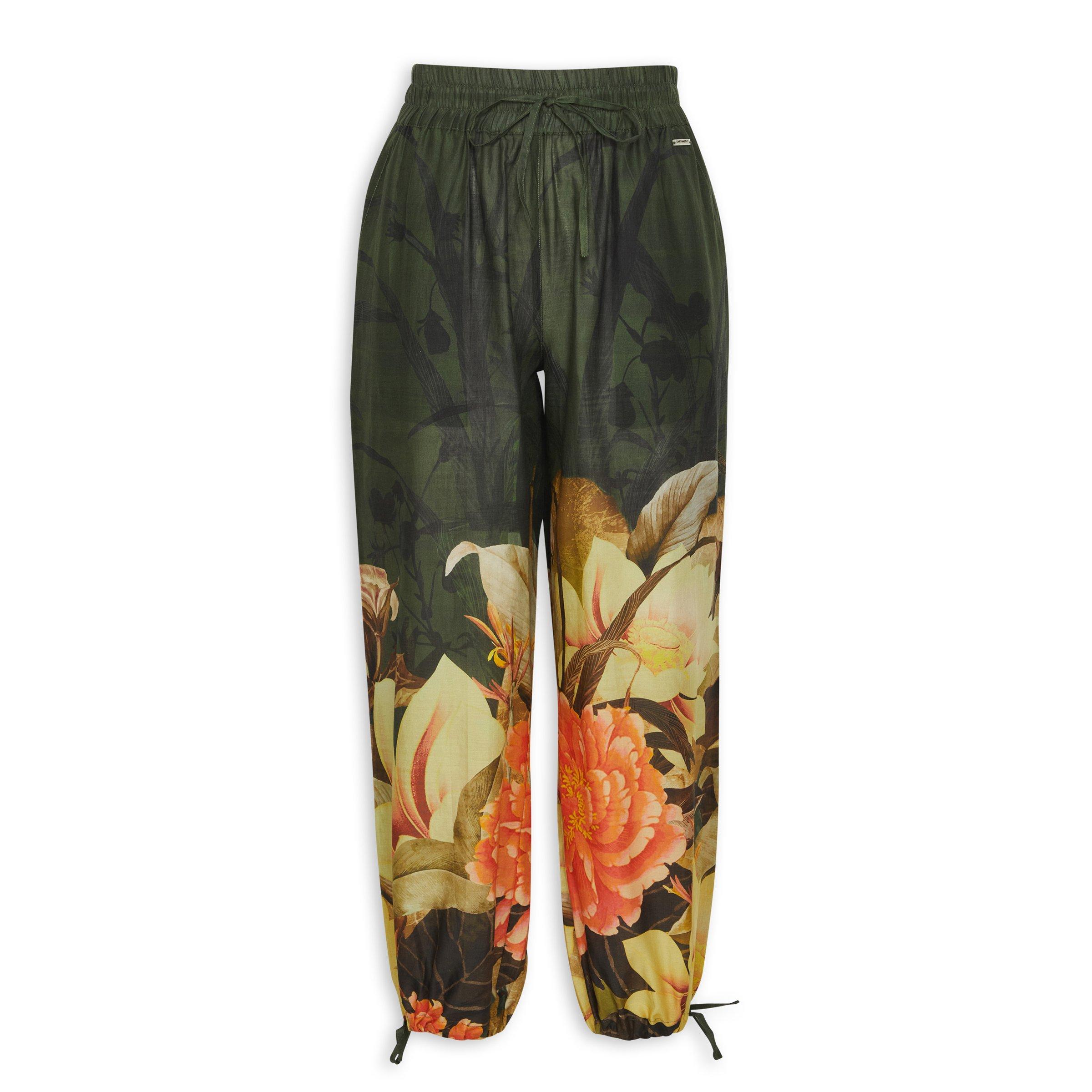 Floral Print Tapered Pants (3120470) | Earthaddict