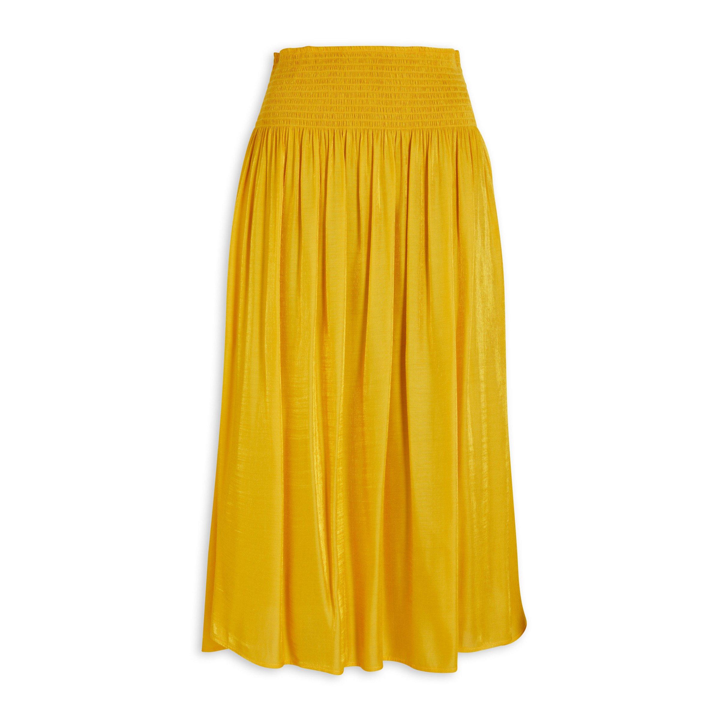 Yellow Pleated Full Skirt (3120492) | Truworths