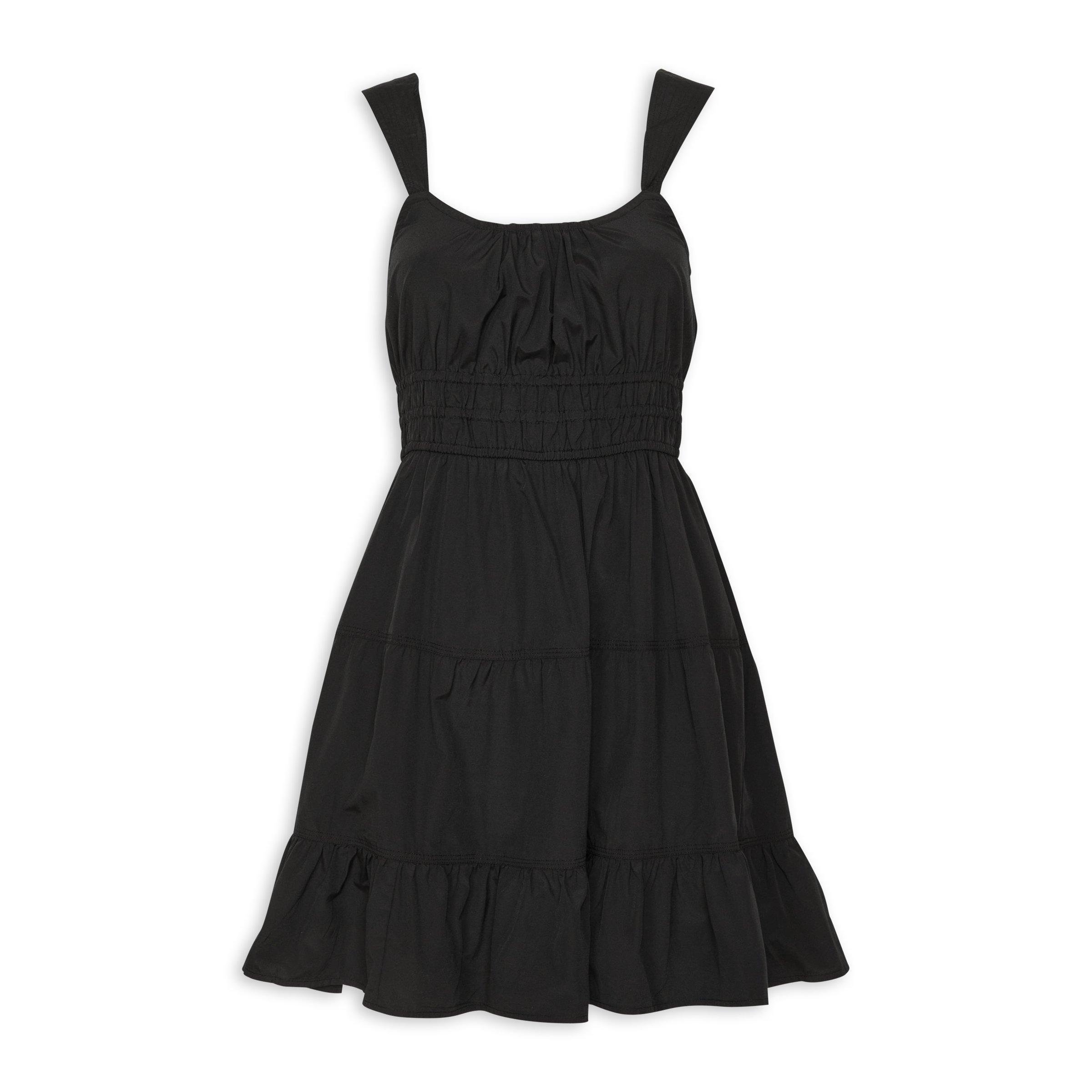Black Tiered Dress (3120495) | Hey Betty