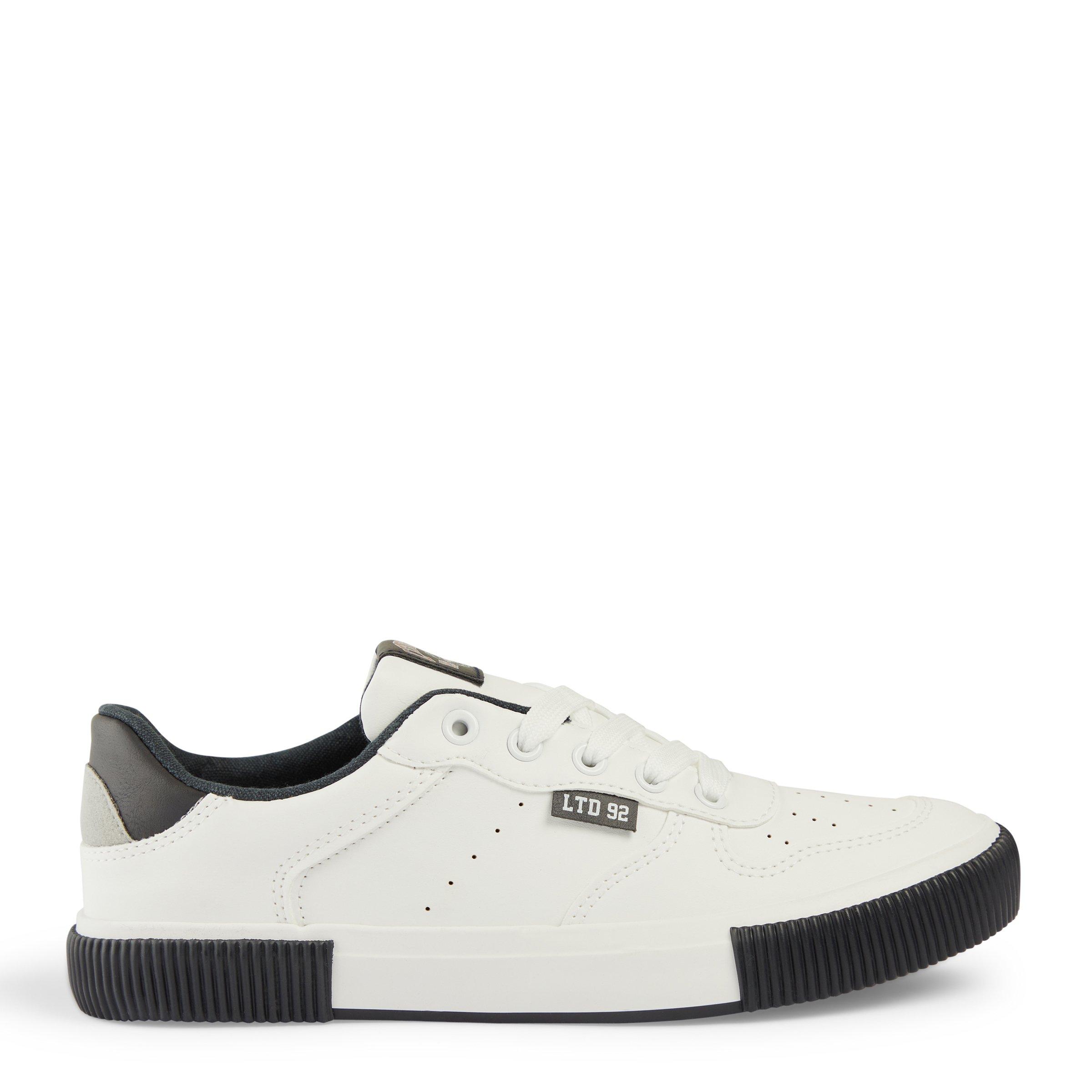 Boys White Vulcanised Sneakers (3120669) | LTD Kids