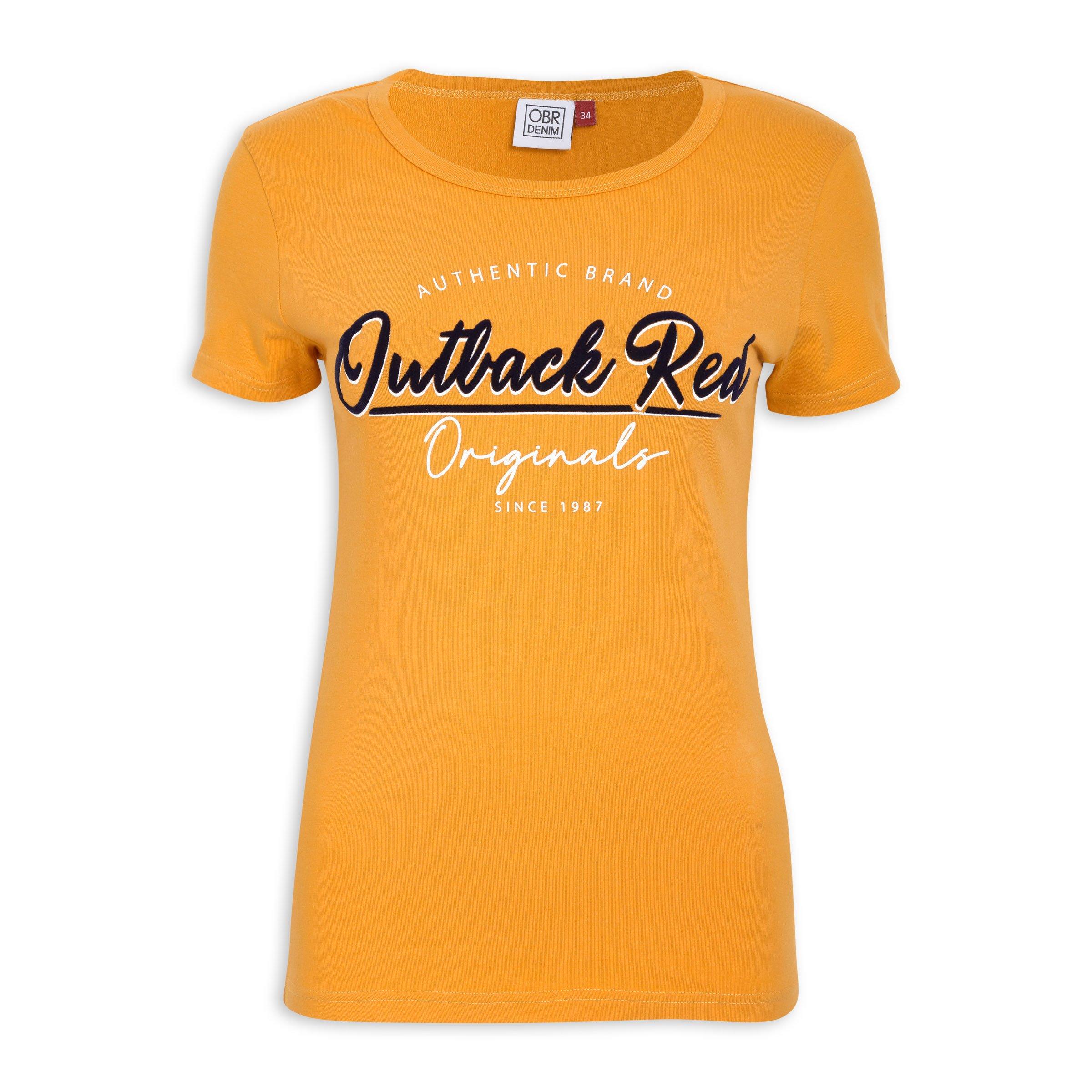 Mustard Branded T-shirt (3120689) | OUTBACK RED