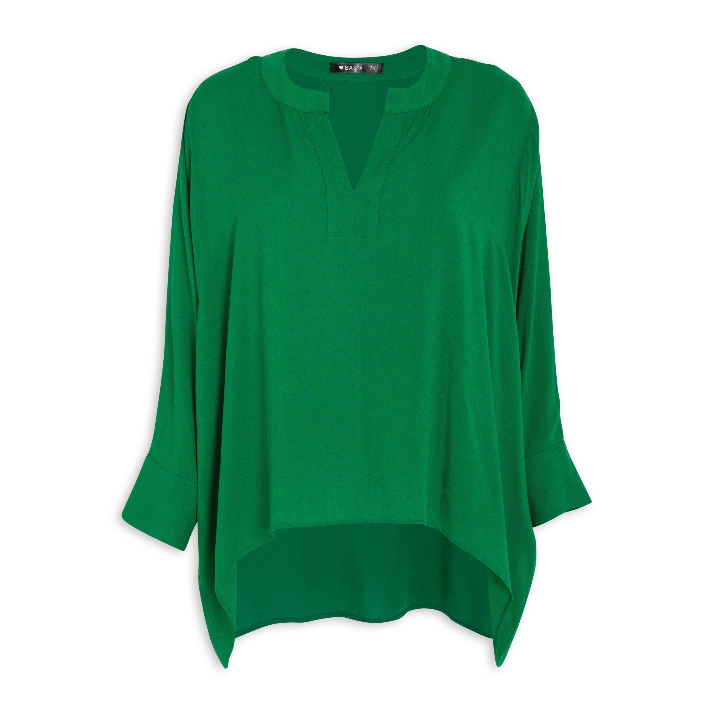 Emerald Green Shell Top (3120720) | Basix
