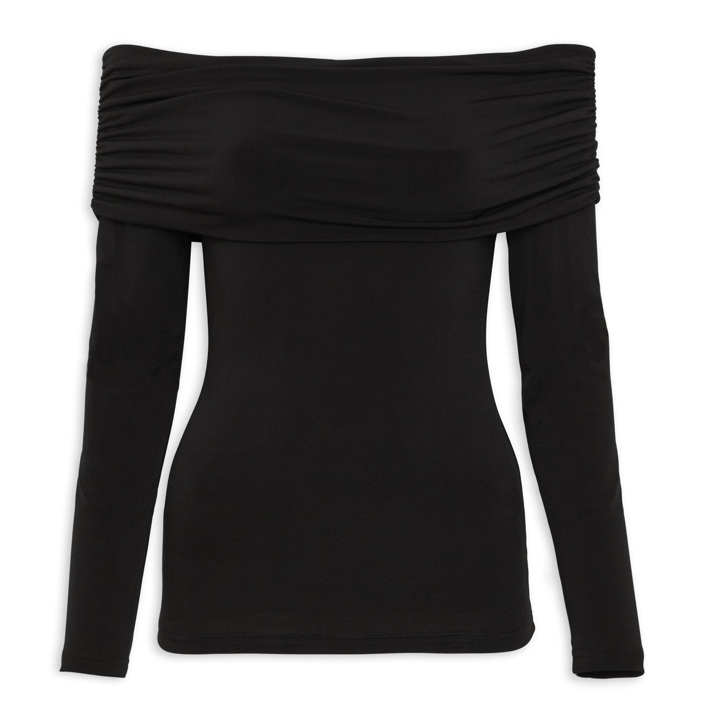 Black Off The Shoulder Top (3120771) | Identity