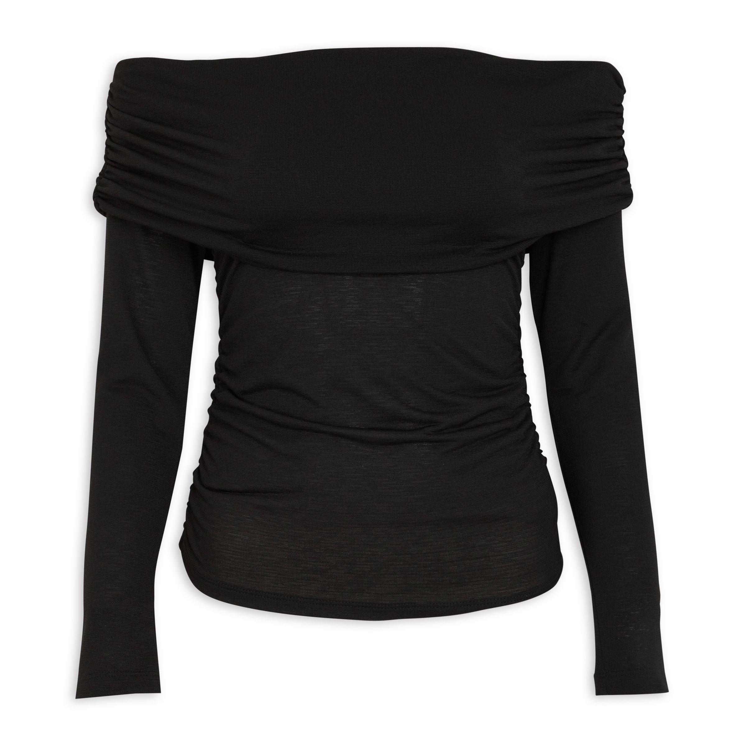 Black Off The Shoulder Top (3120873) | Truworths