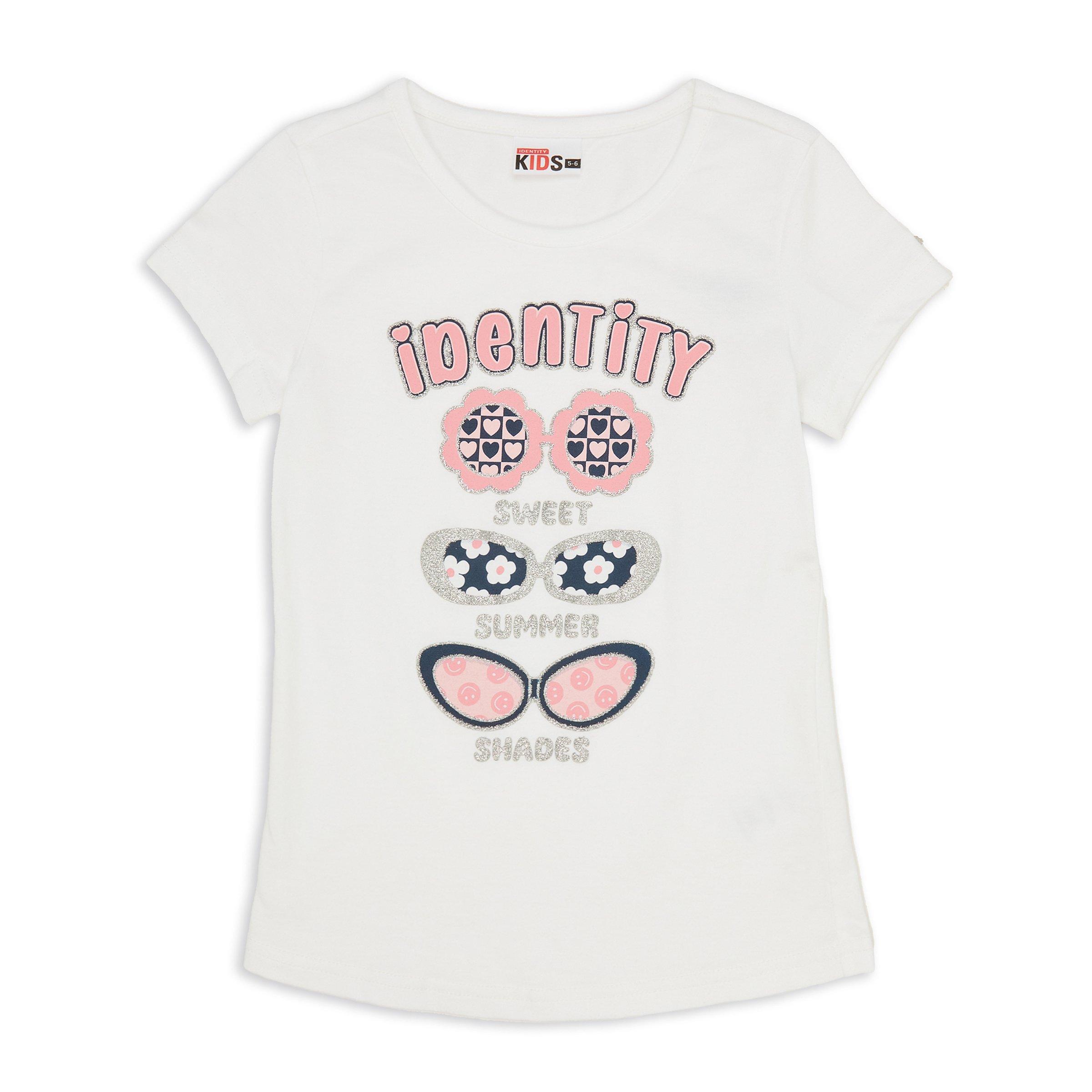 Kid Girl White T-shirt (3120958) | Identity