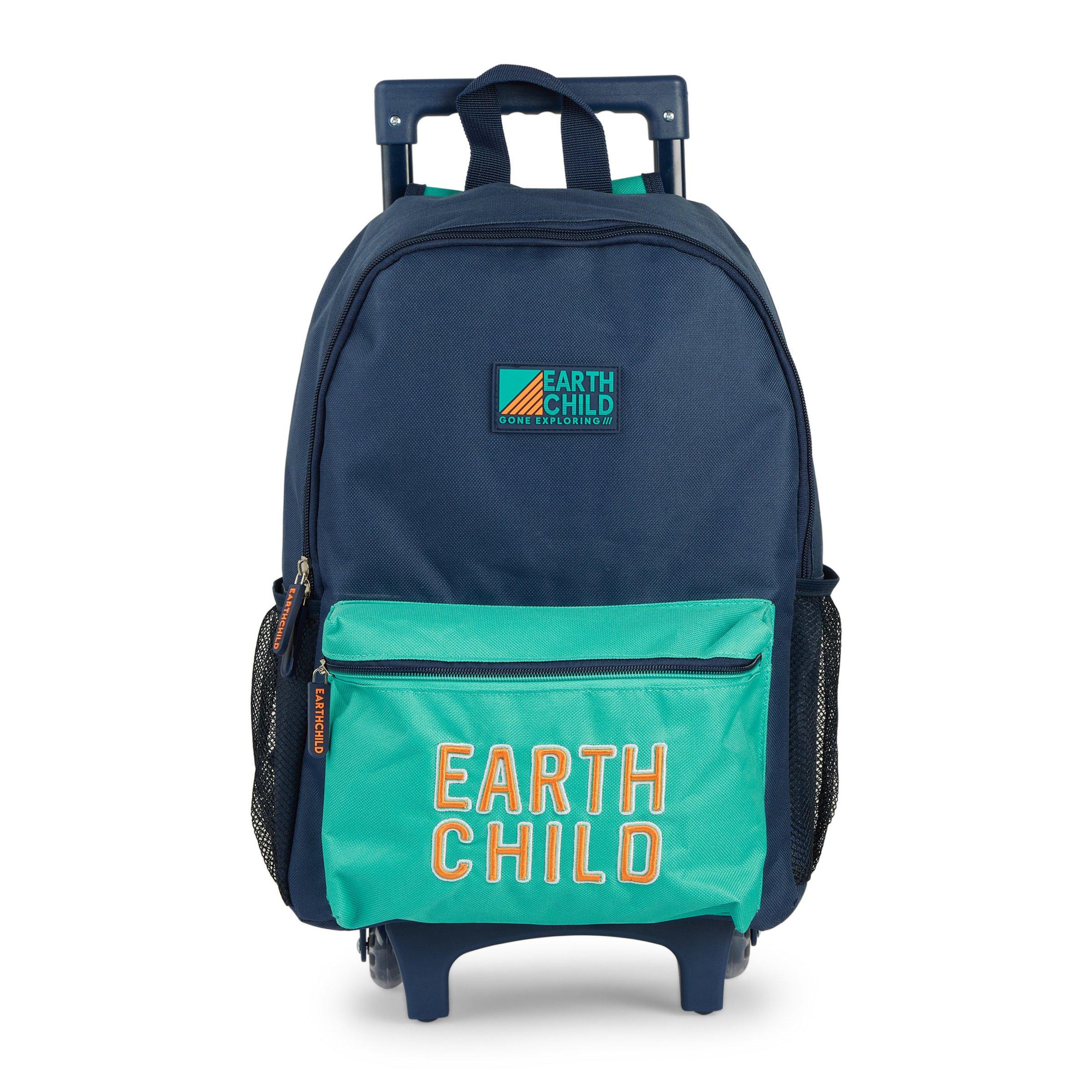 Boys Colourblocked Wheelie Backpack (3121037) | Earthchild