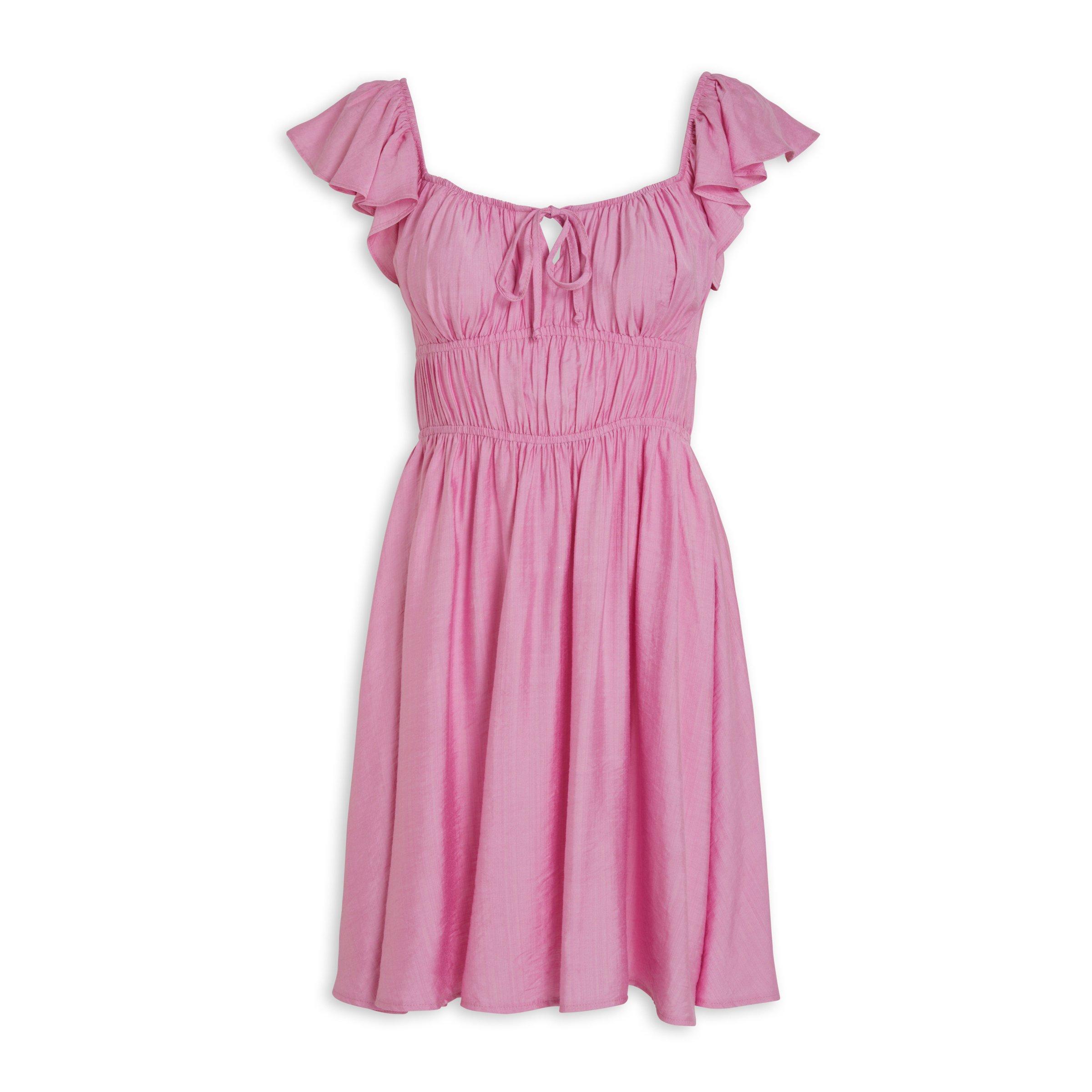 Pink Fit & Flare Dress (3121122) | Hey Betty