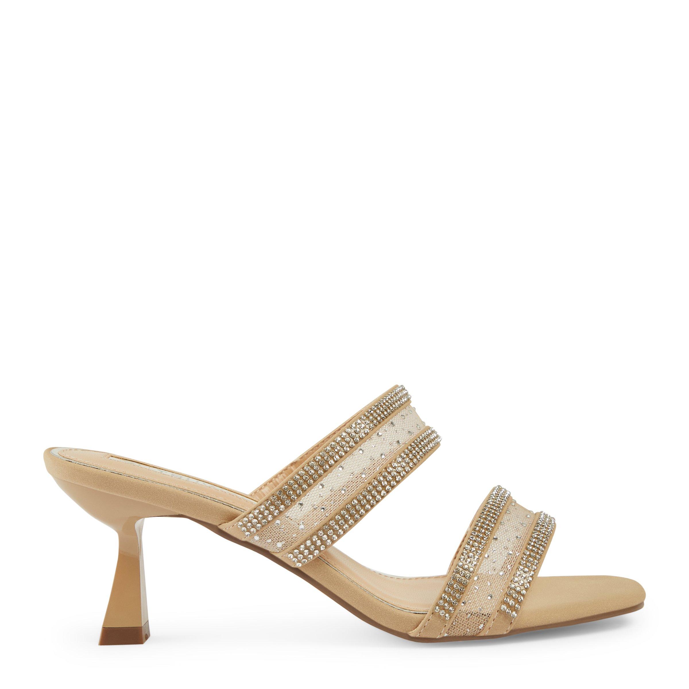 Gold Heeled Mule Sandals (3121336) | Truworths