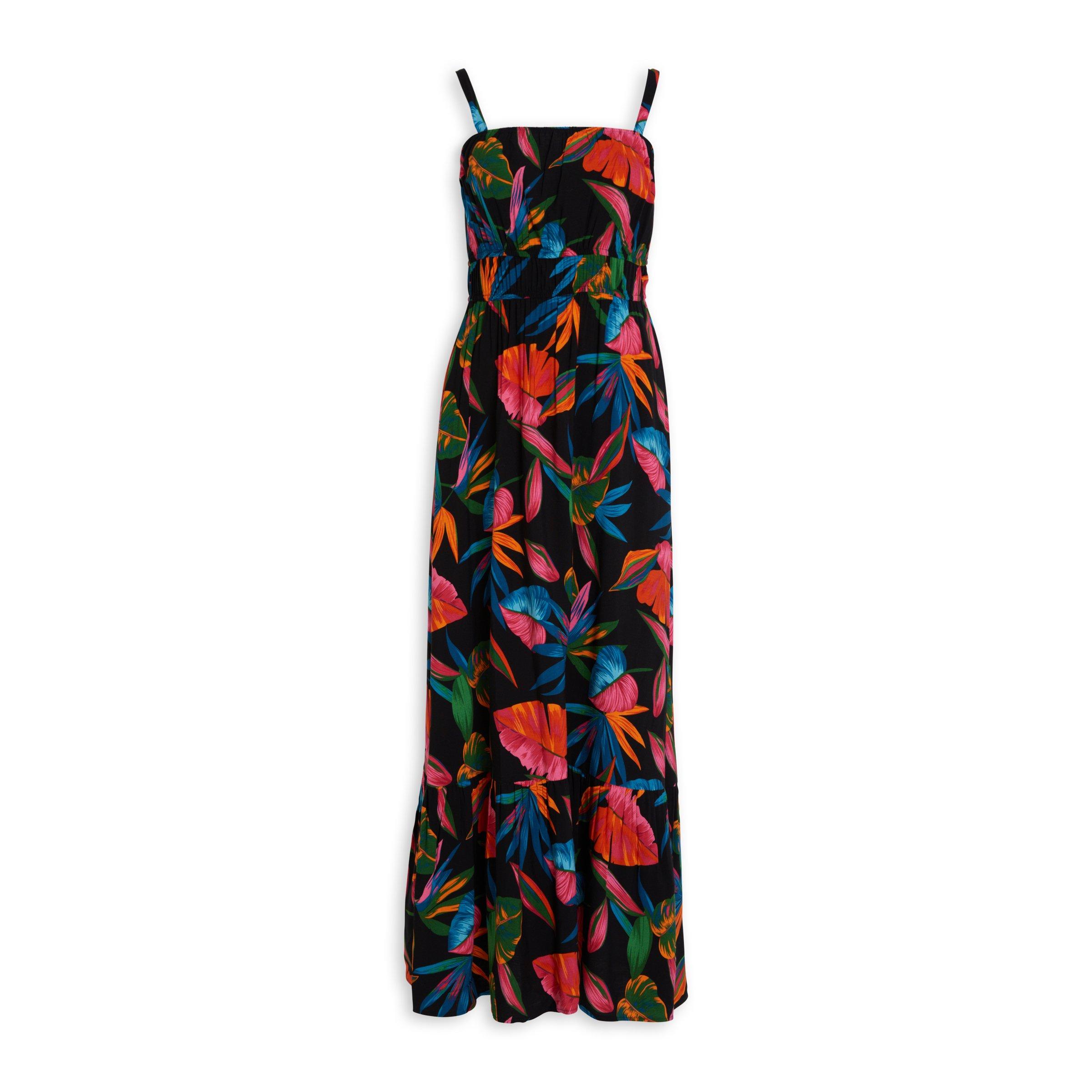 Tropical Printed Maxi Dress (3121406) | Identity