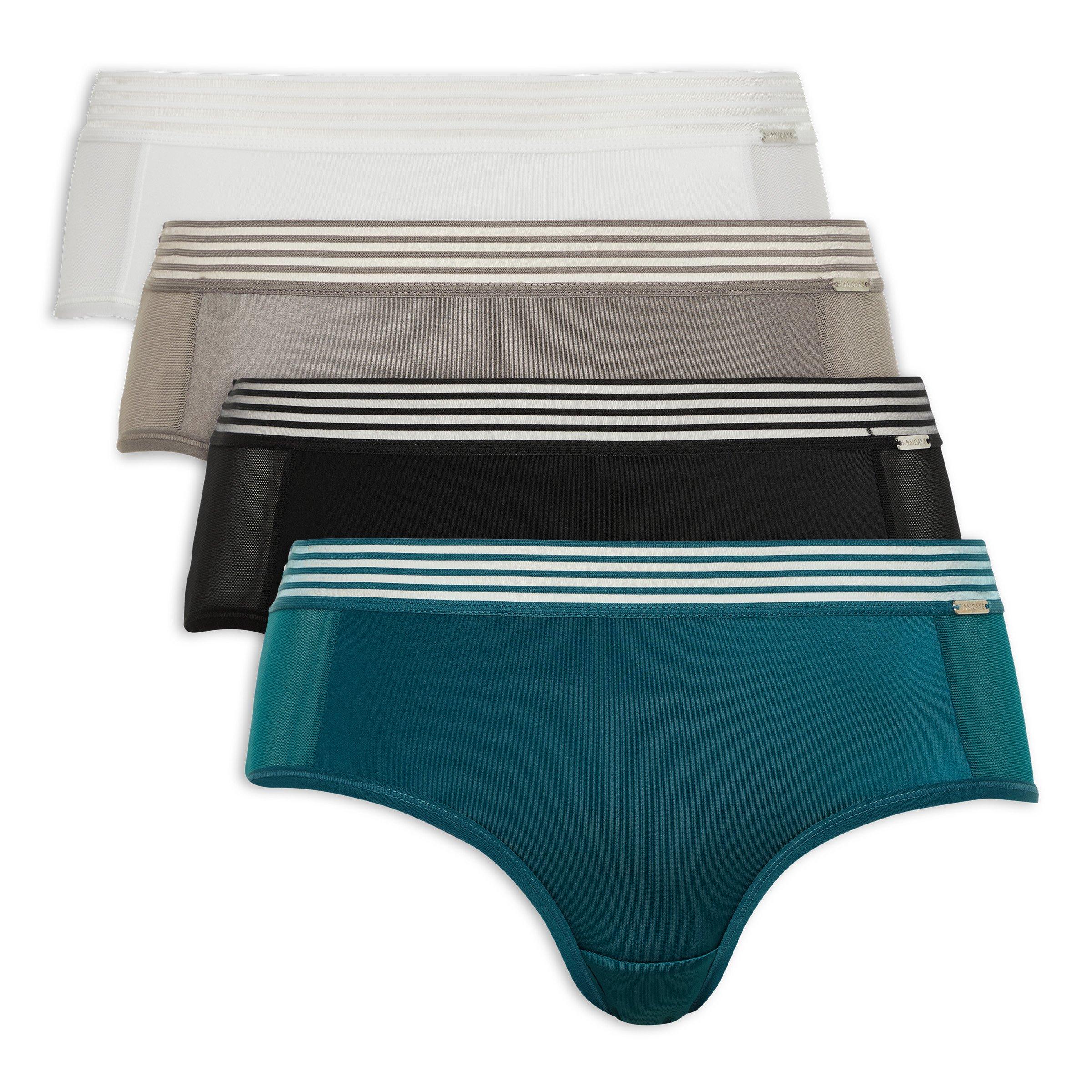 4-pack Hip Hugger Panties (3121585) | Finnigans