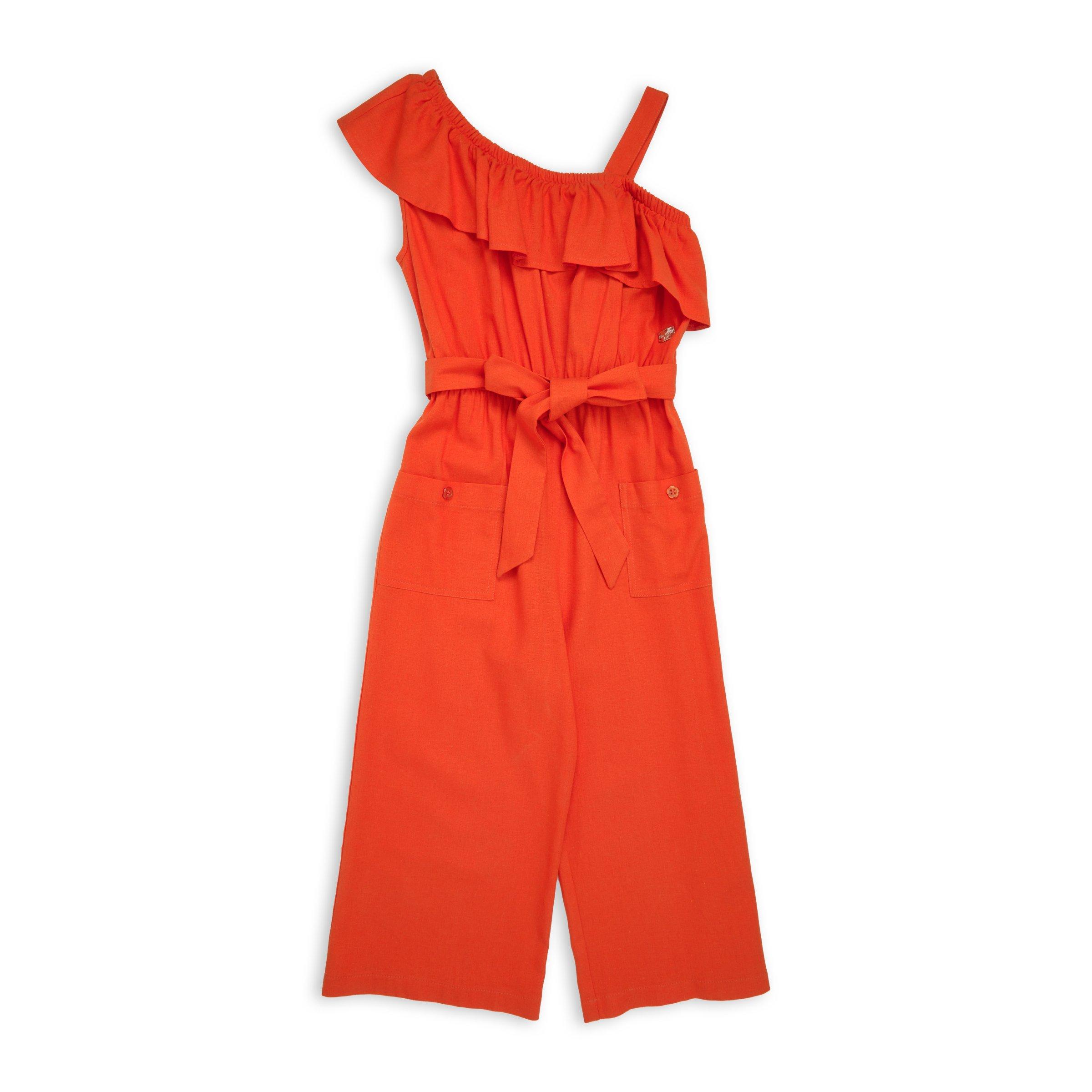 Girls Orange Jumpsuit (3121588) | Max & Mia