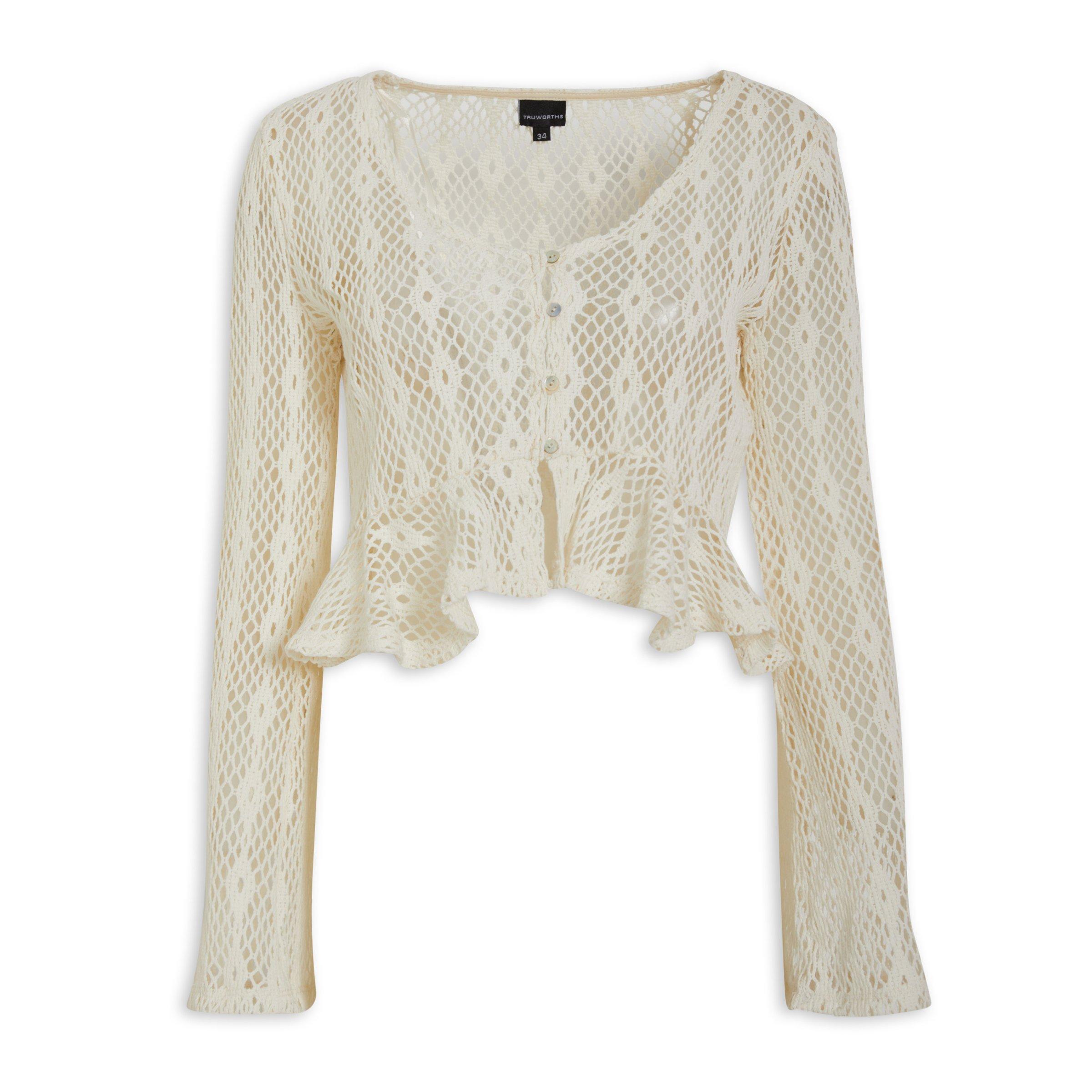 Beige Crochet Cardigan (3121598) | Truworths