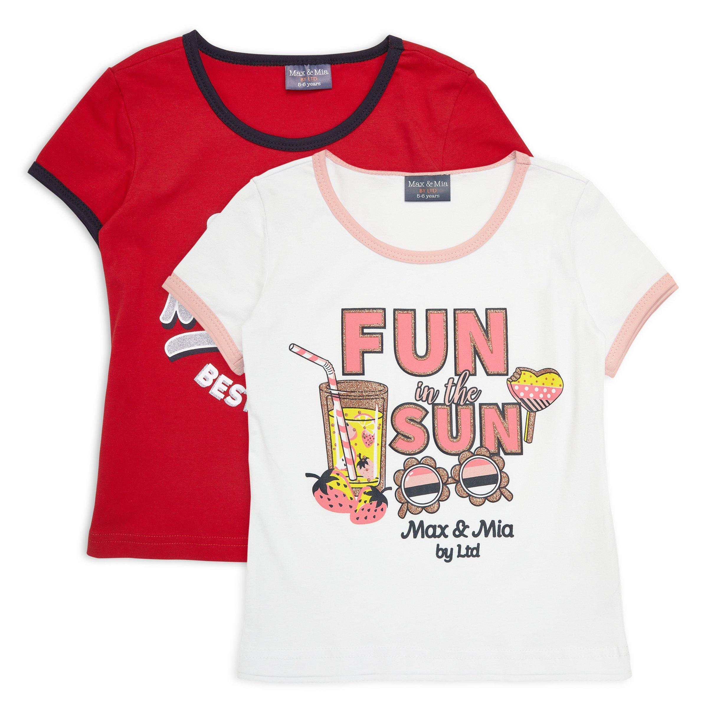 2pack Kid Girl Tshirts (3121604) Max & Mia