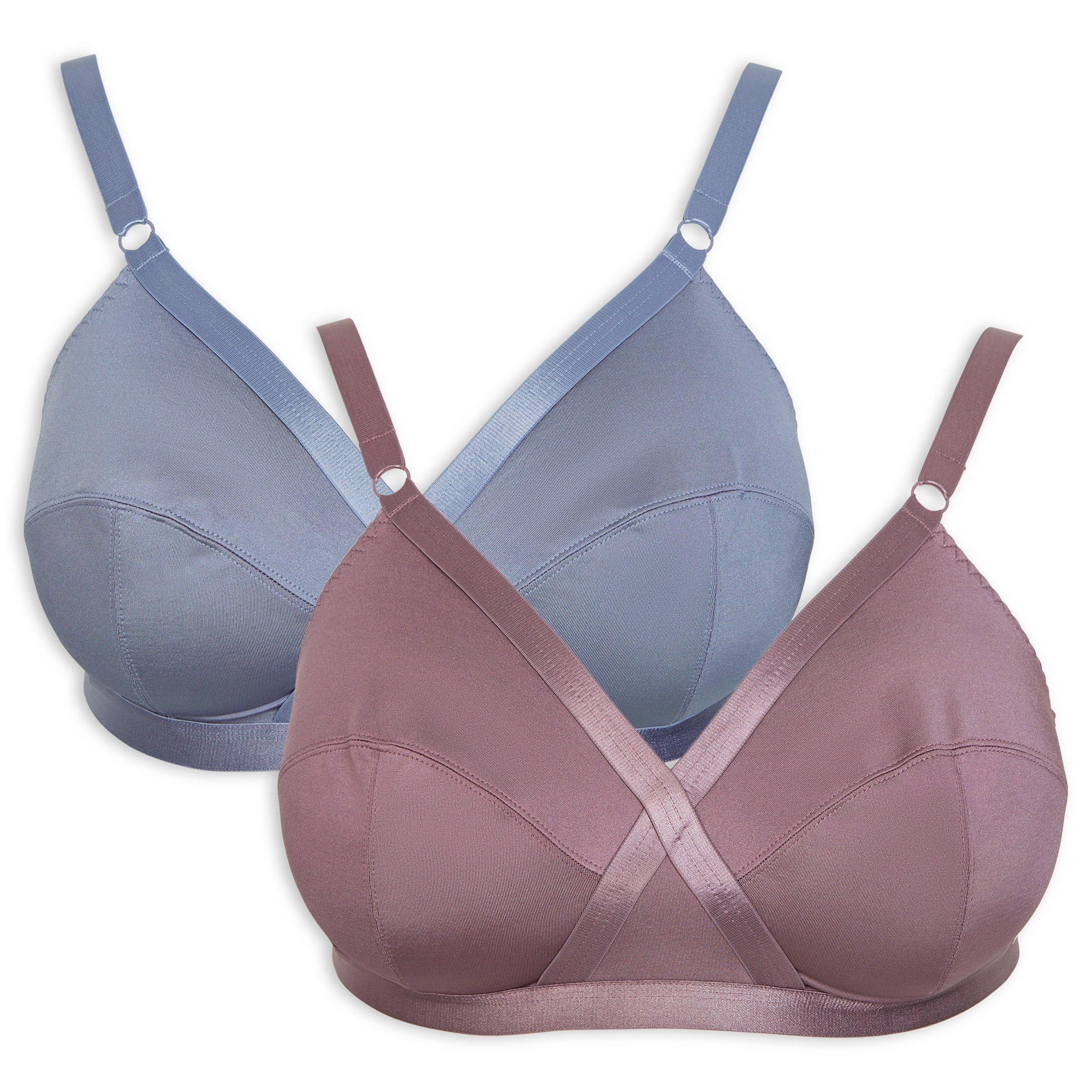 2-pack Non-wire Bras (3121671) | Finnigans