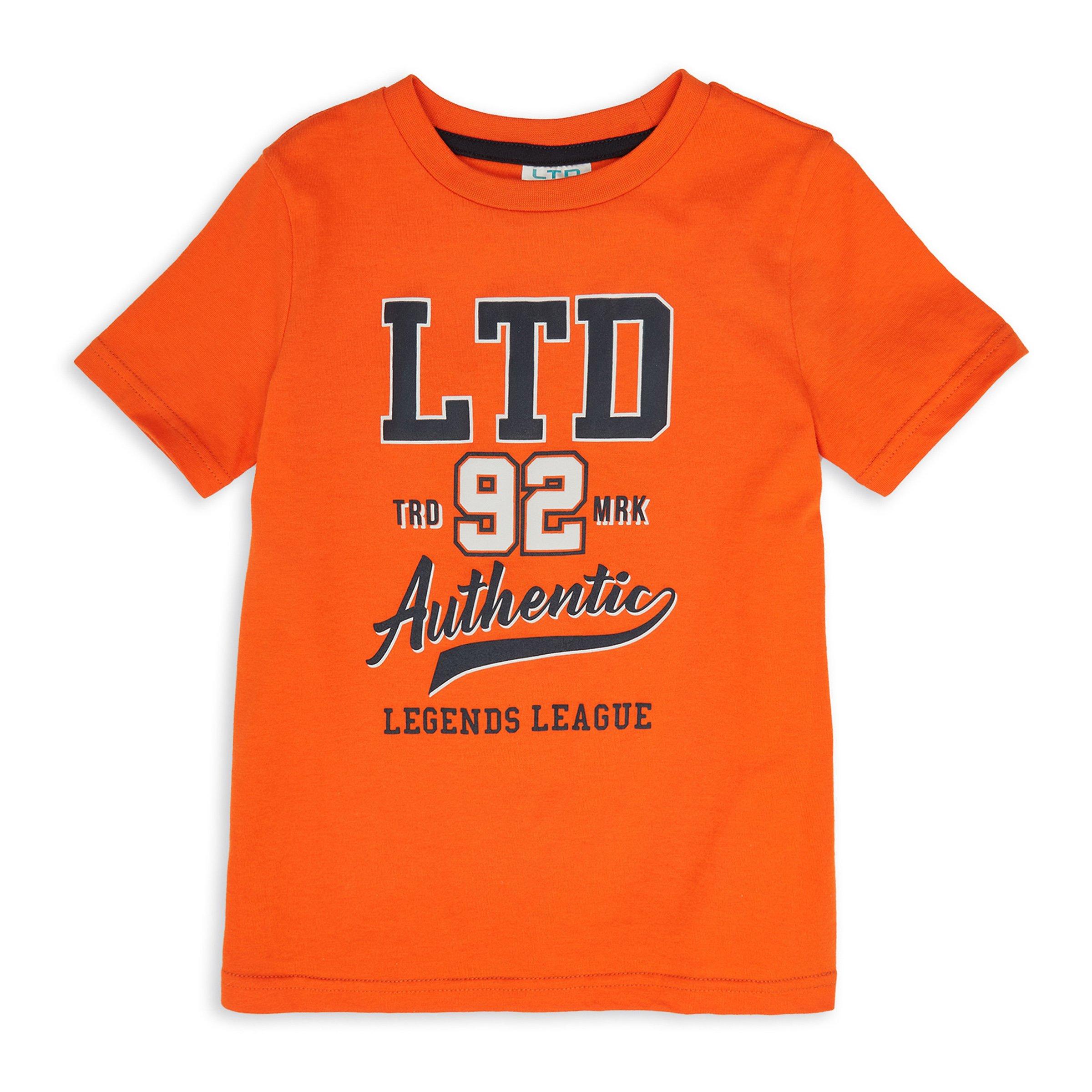 Kid Boy Orange T-shirt (3122200) | LTD Kids