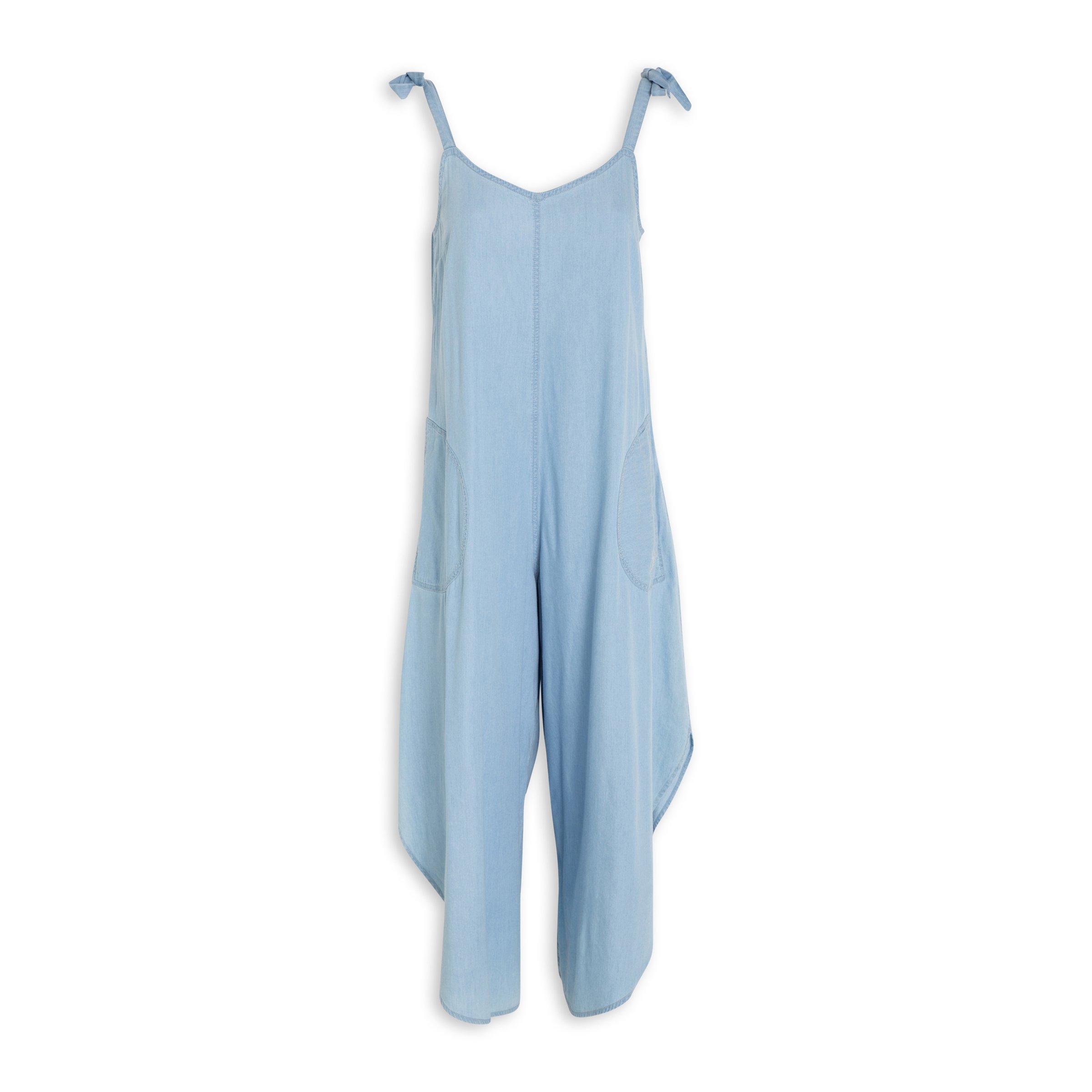 Indigo Denim Jumpsuit (3122239) | TRNY