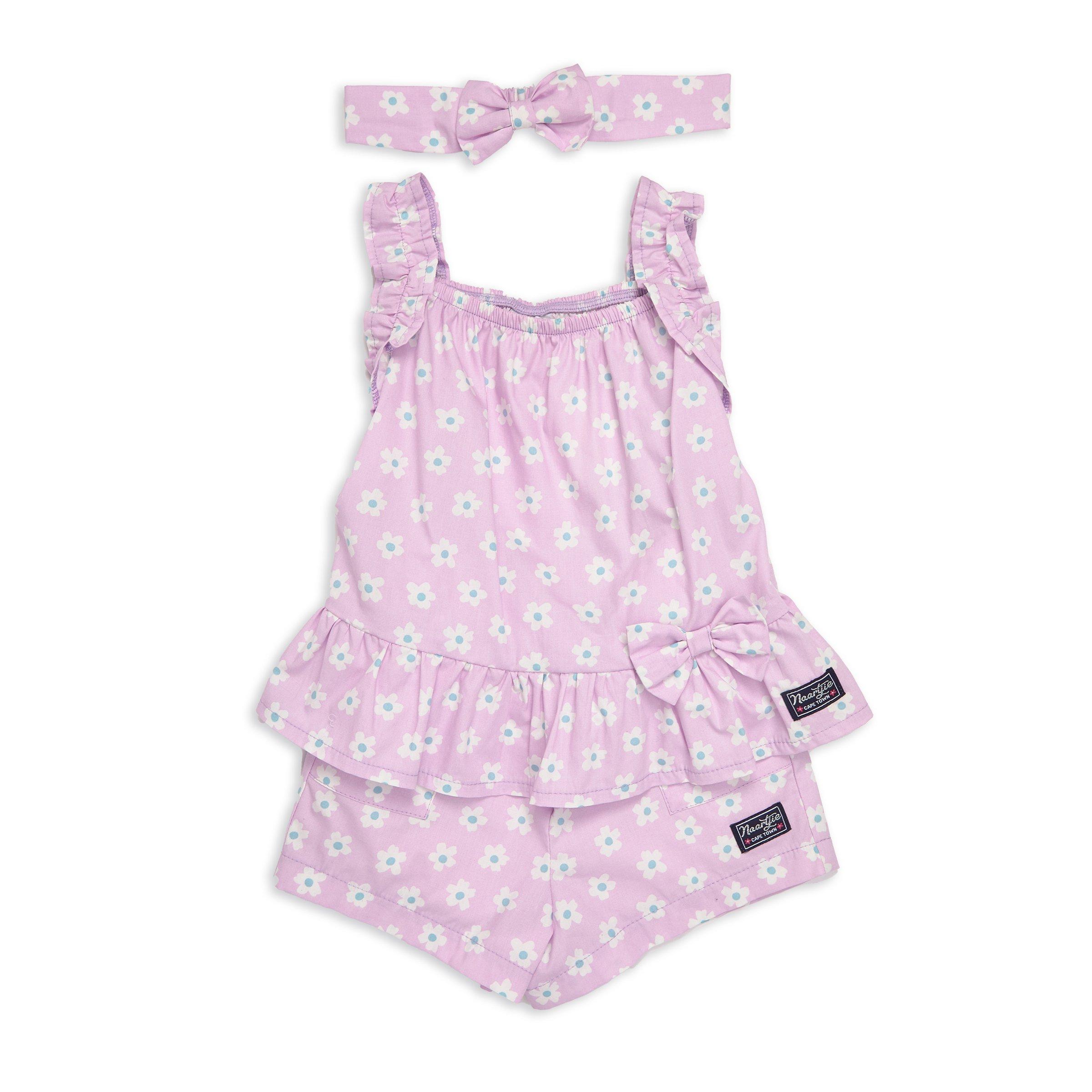 Baby Girl Printed Top & Shorts Set (3122372) | Naartjie