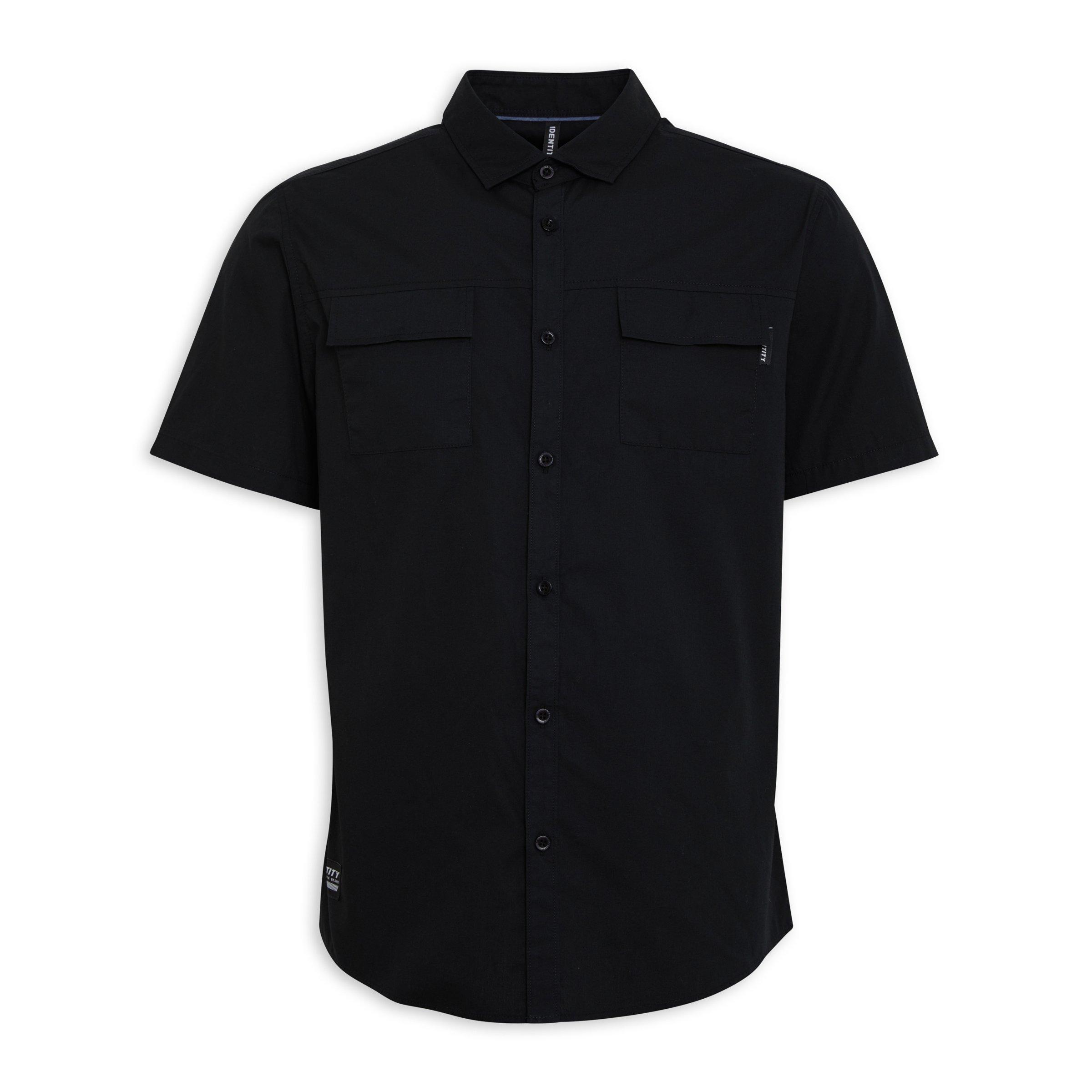 Black Regular Fit Shirt (3122691) | Identity