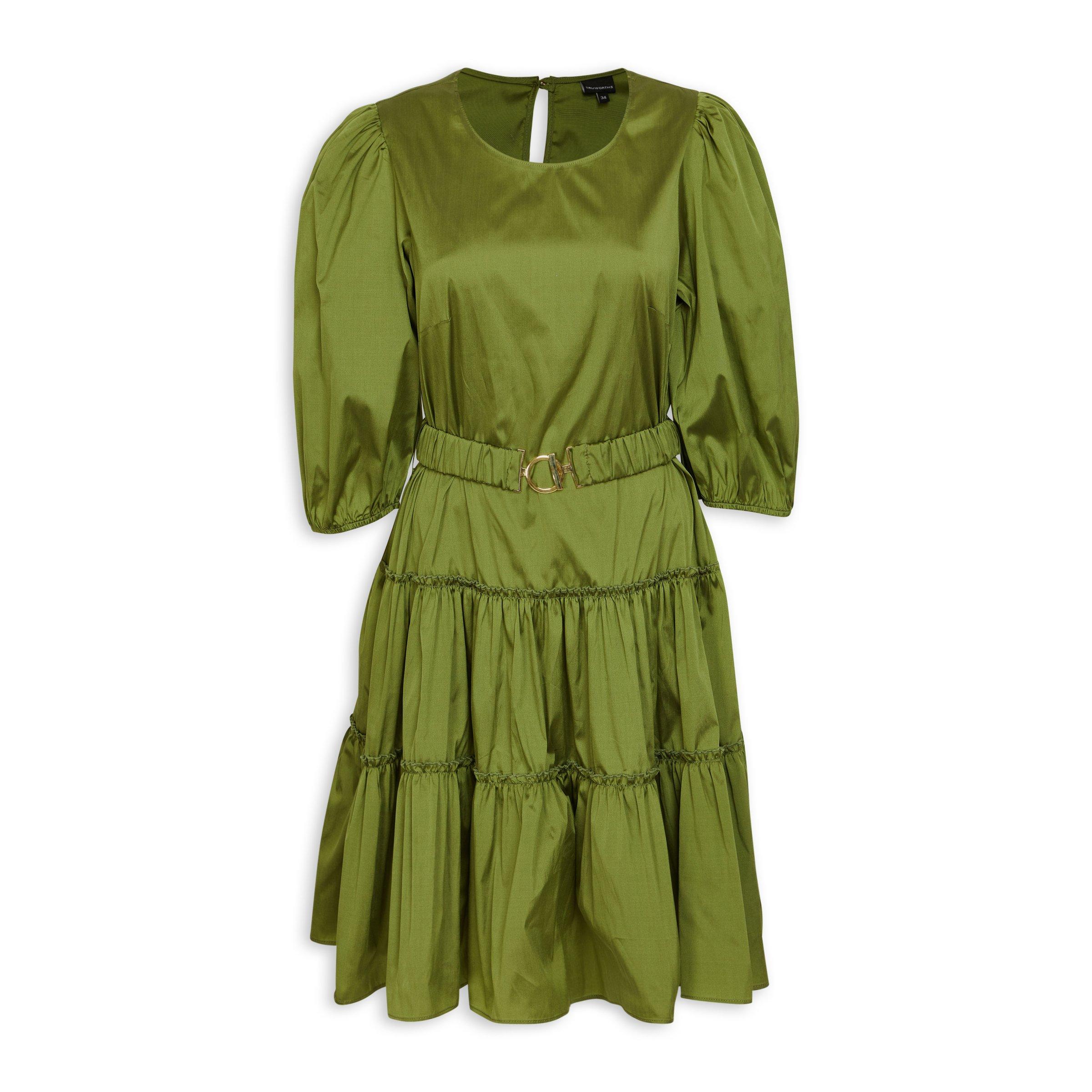 Green A-line Dress (3123230) | Truworths