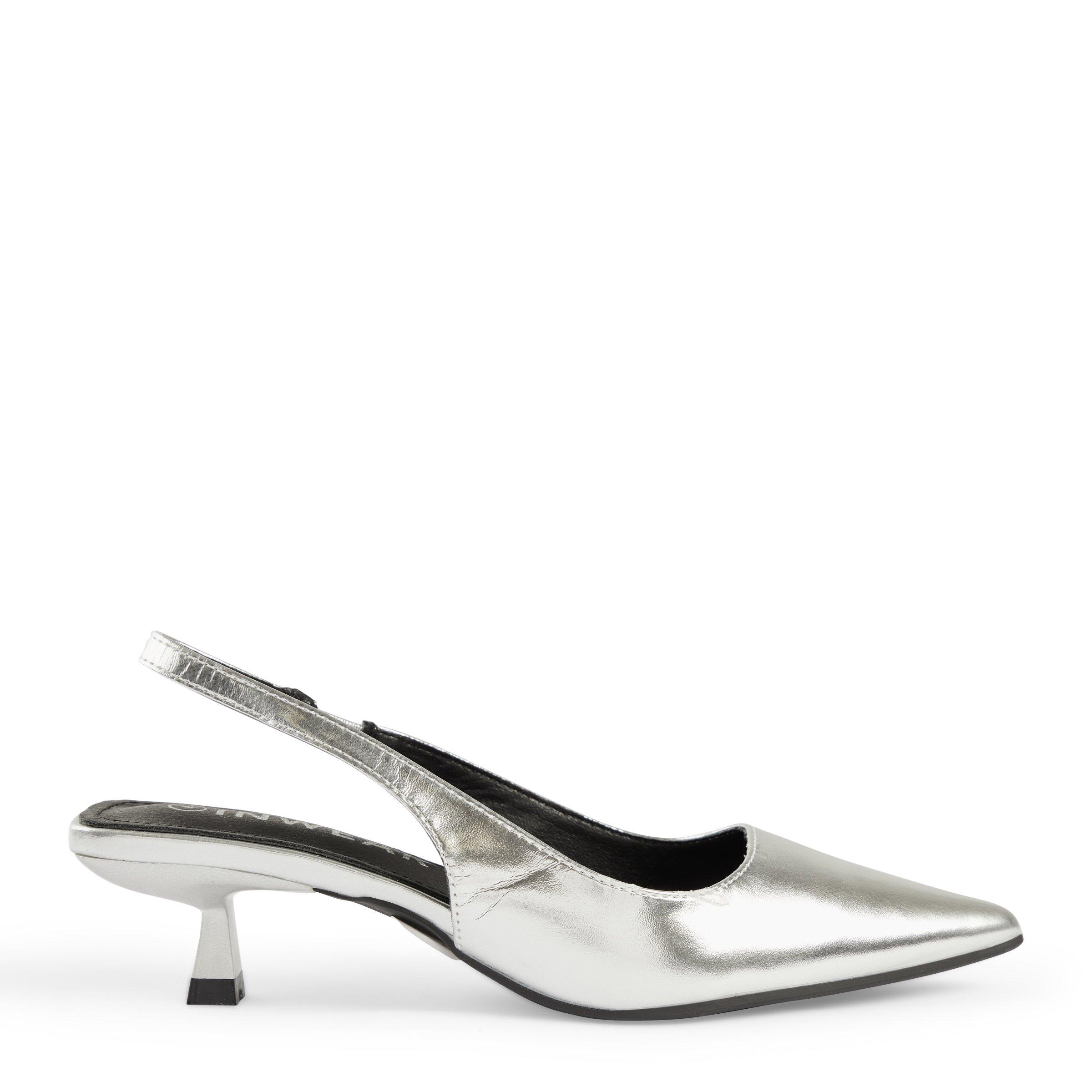 Silver Slingback Heels (3123317) | Inwear