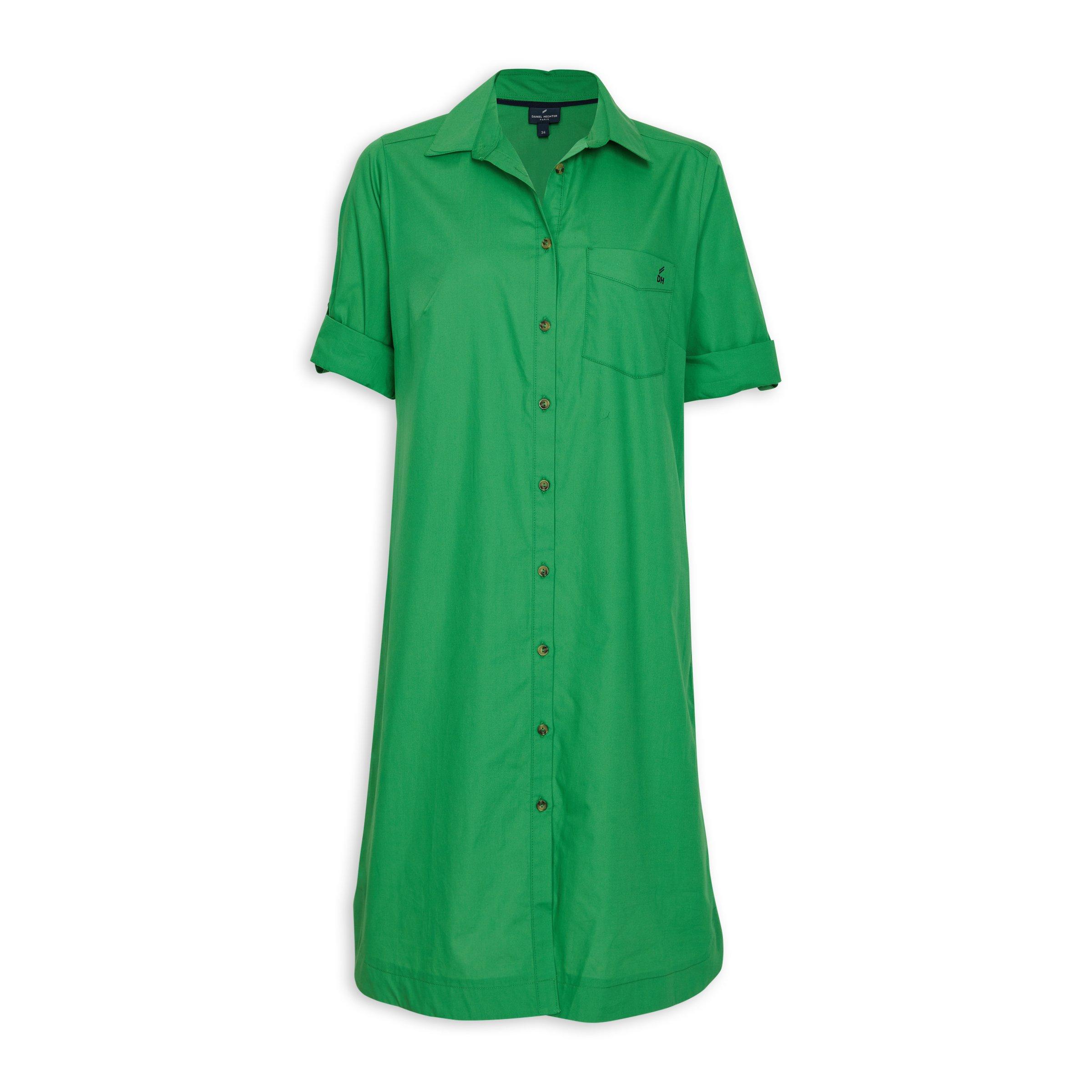 Emerald Green Shirt Dress (3123384) | Daniel Hechter