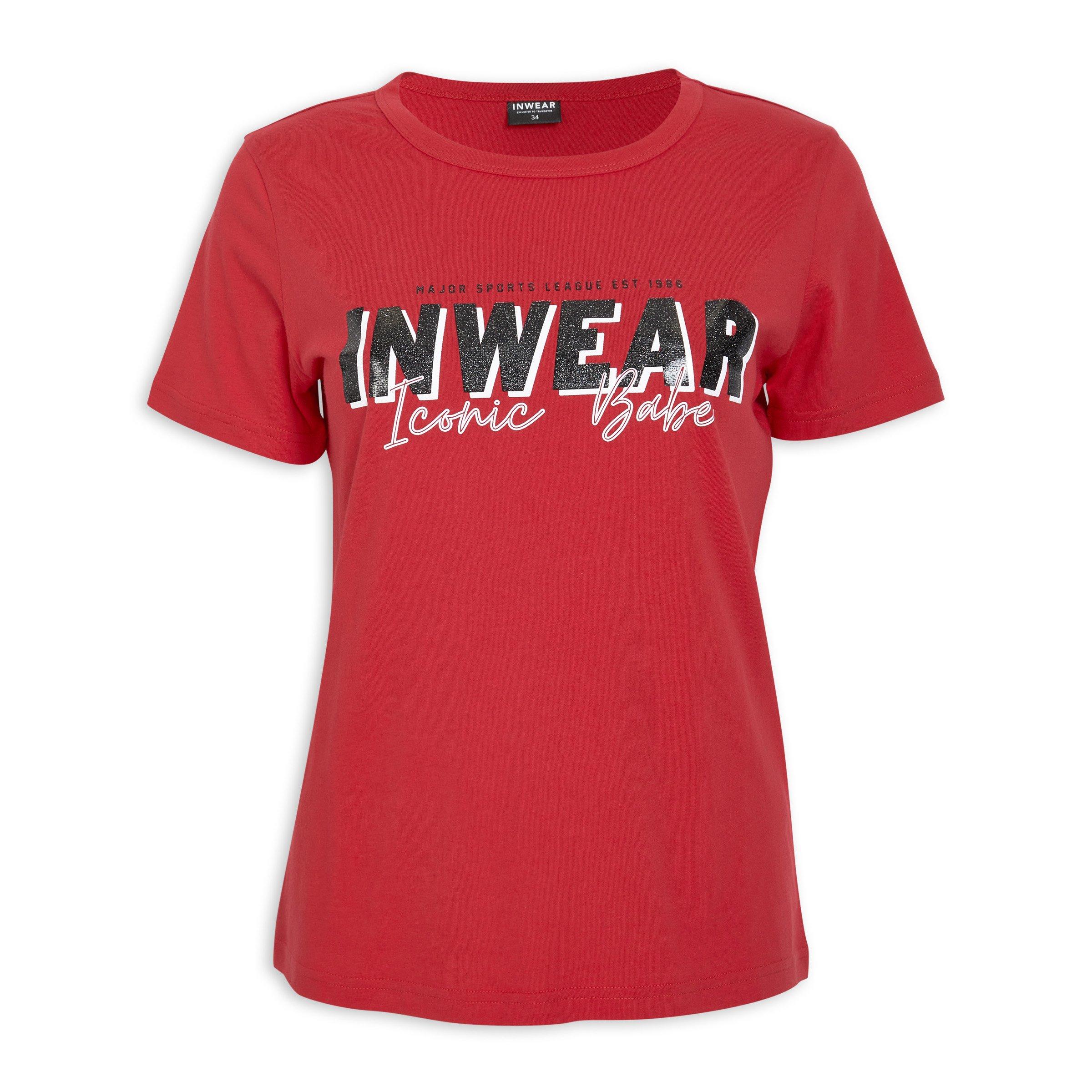 Red Branded T-shirt (3123554) | Inwear
